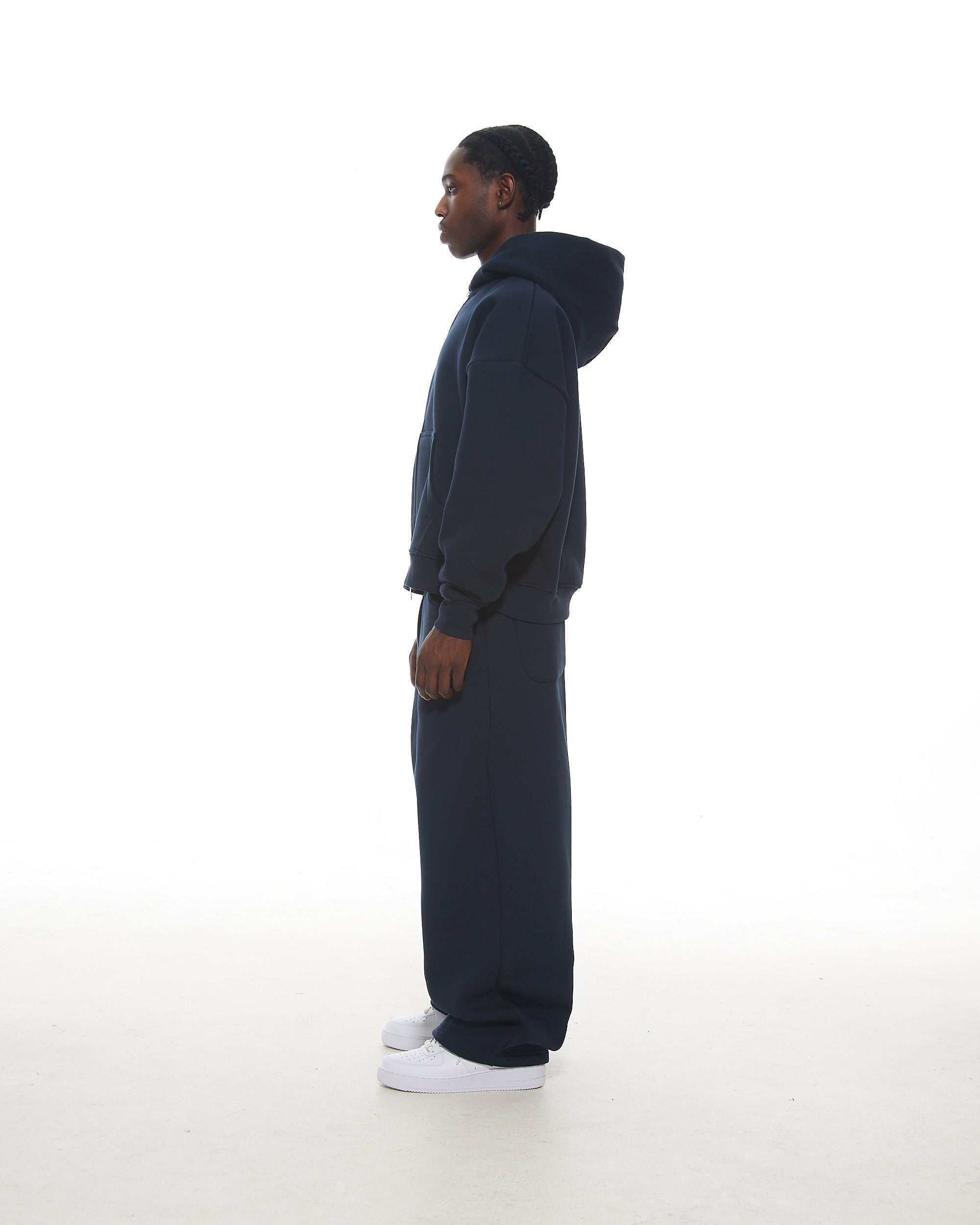 COZY ZIP UP - NAVY - SWEATS EU