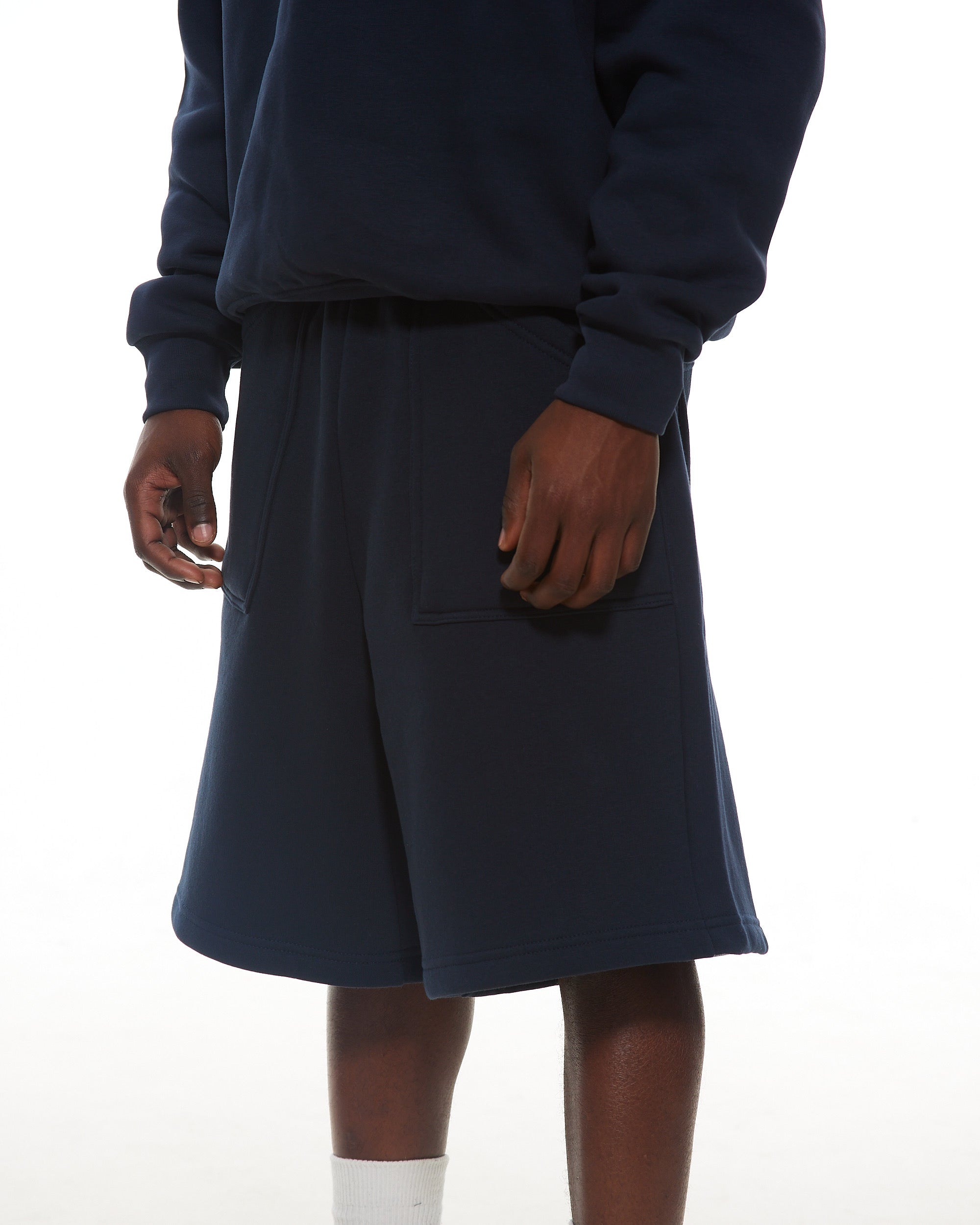 COZY SHORTS - NAVY - SWEATS EU