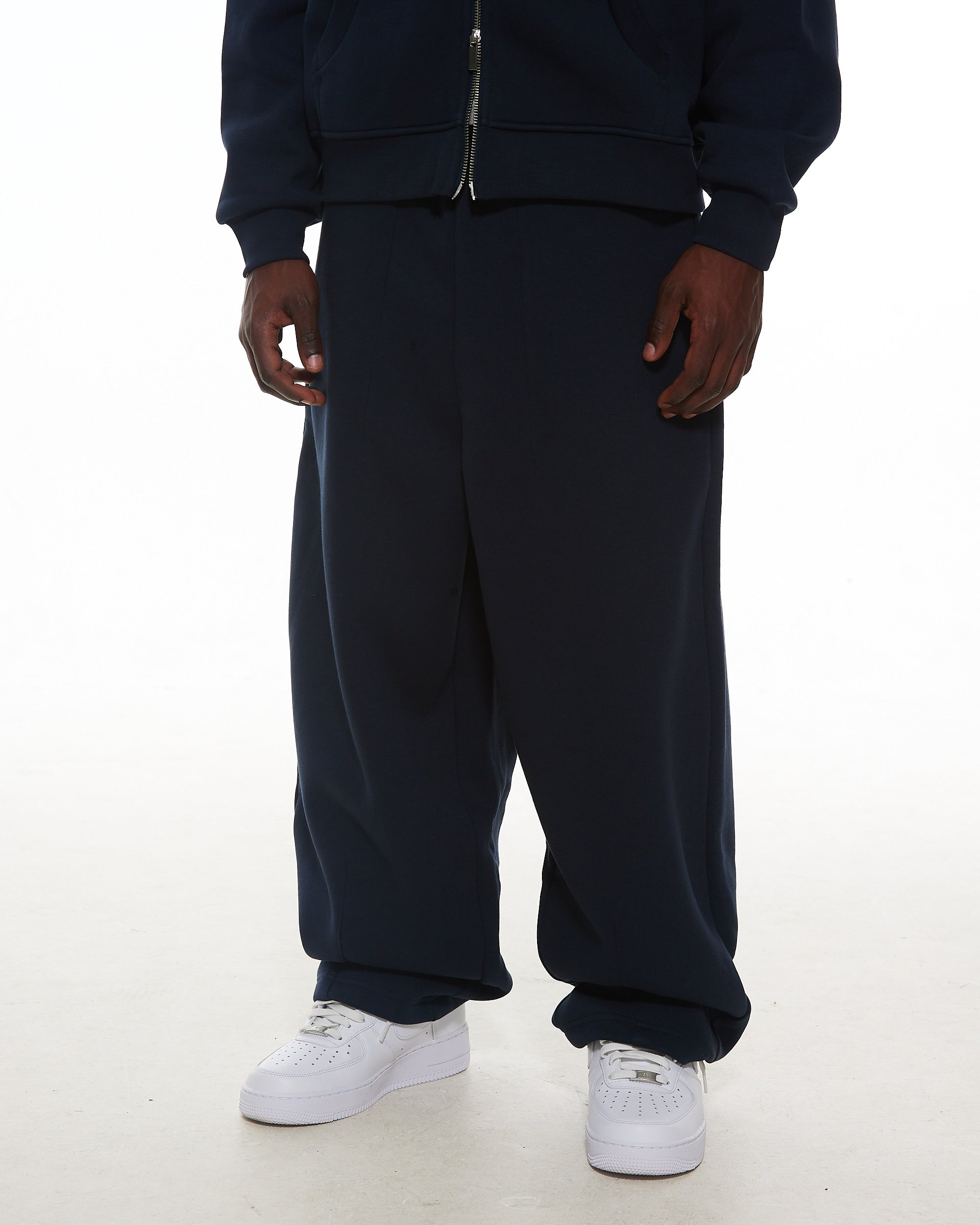 COZY STRAIGHT LEG SWEATS - NAVY - SWEATS EU
