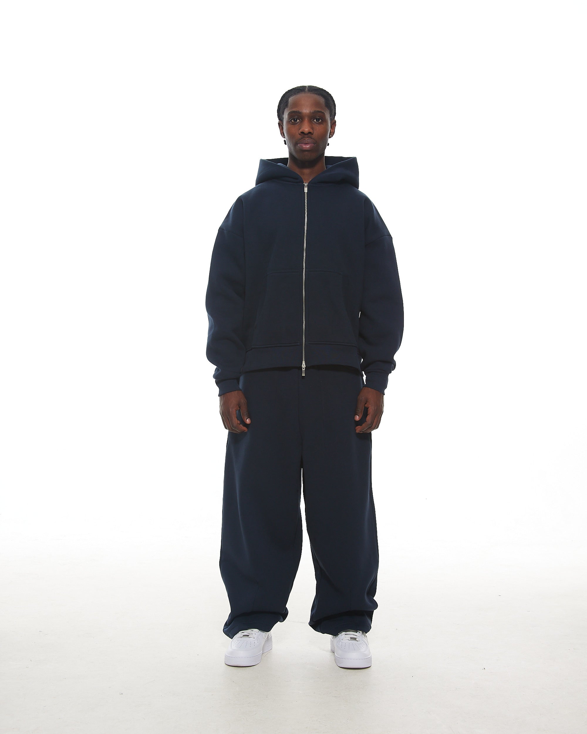 COZY ZIP UP - NAVY - SWEATS EU