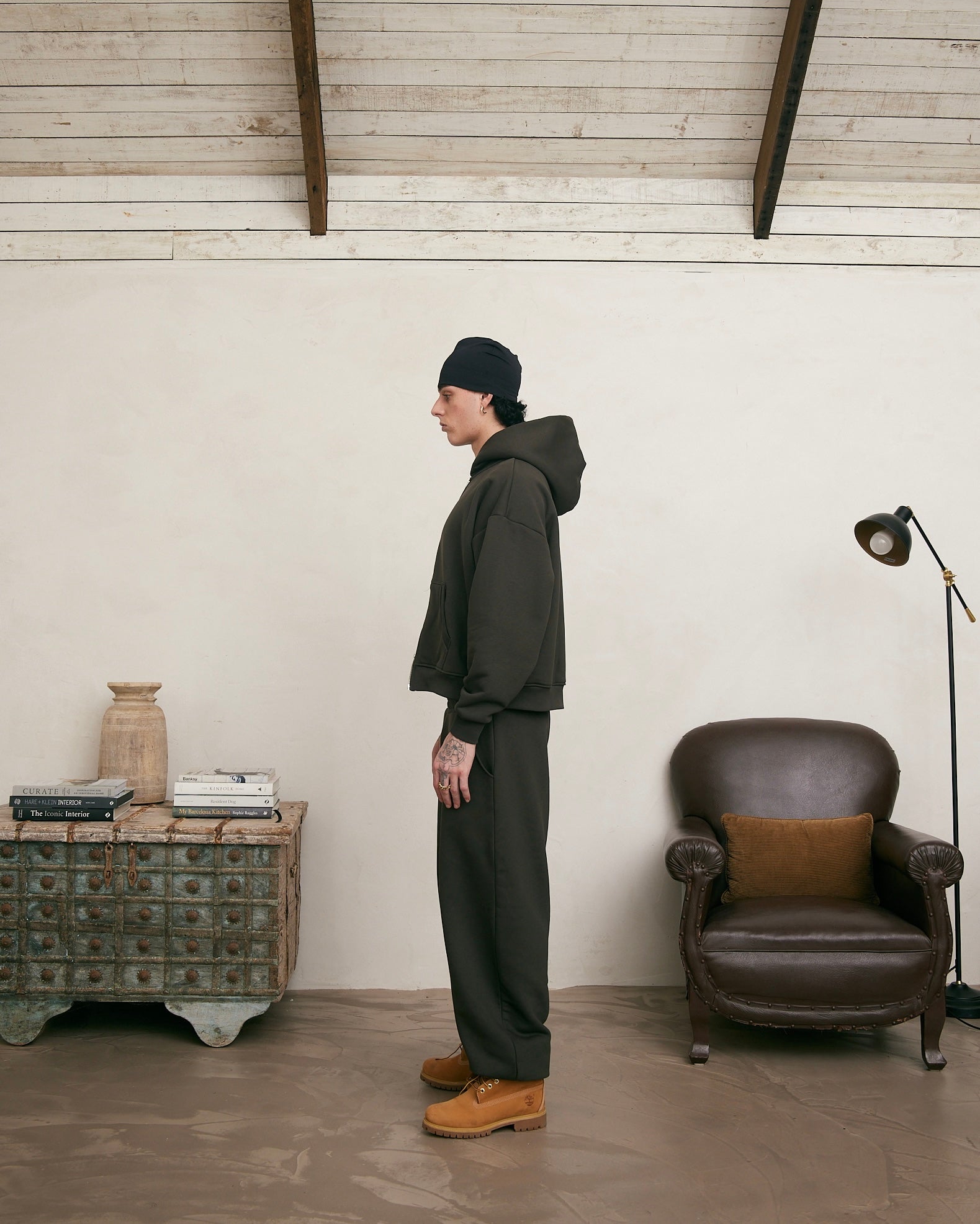 COZY ZIP UP - COFFEE - SWEATS EU