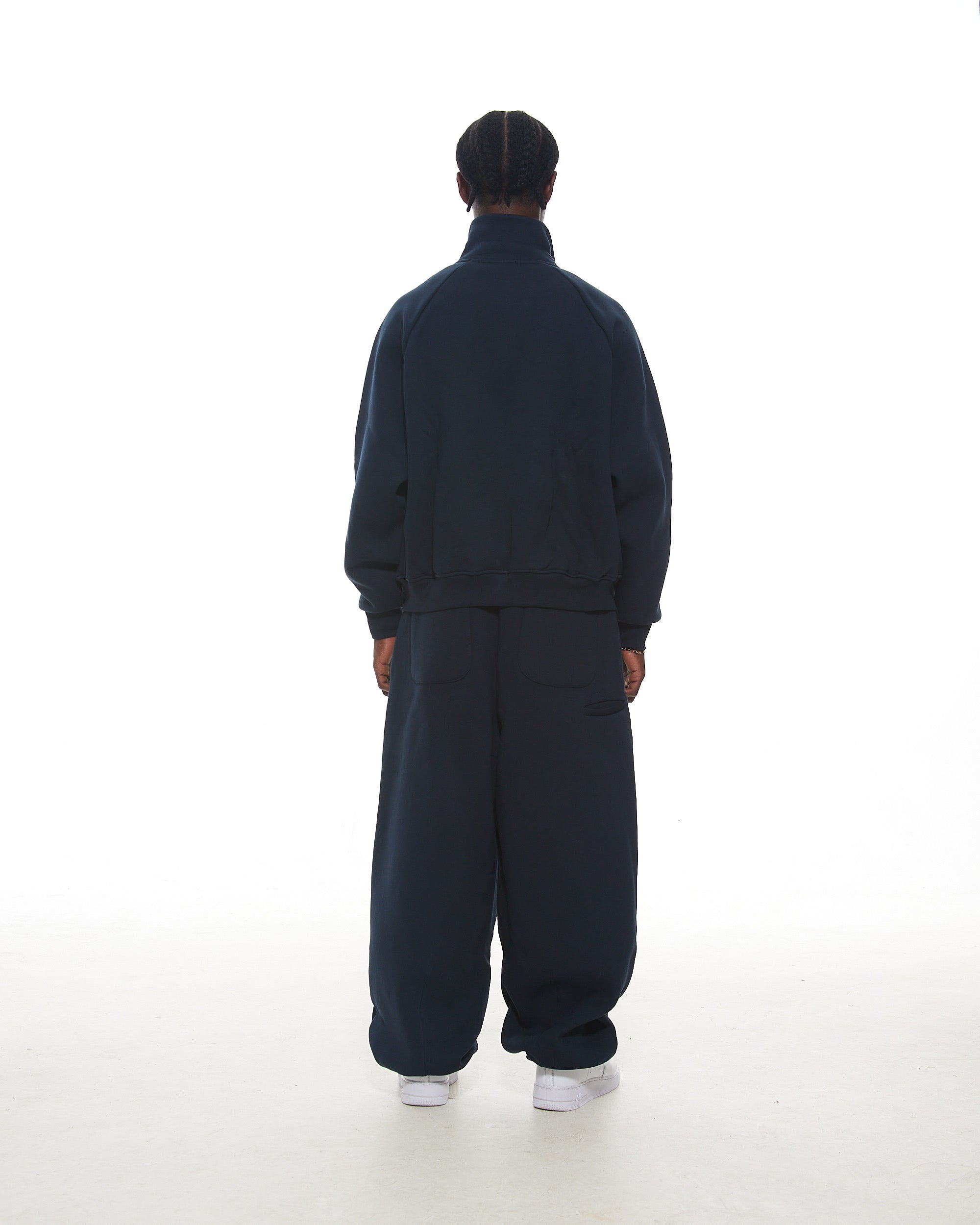 COZY TRACK JACKET - NAVY - SWEATS EU