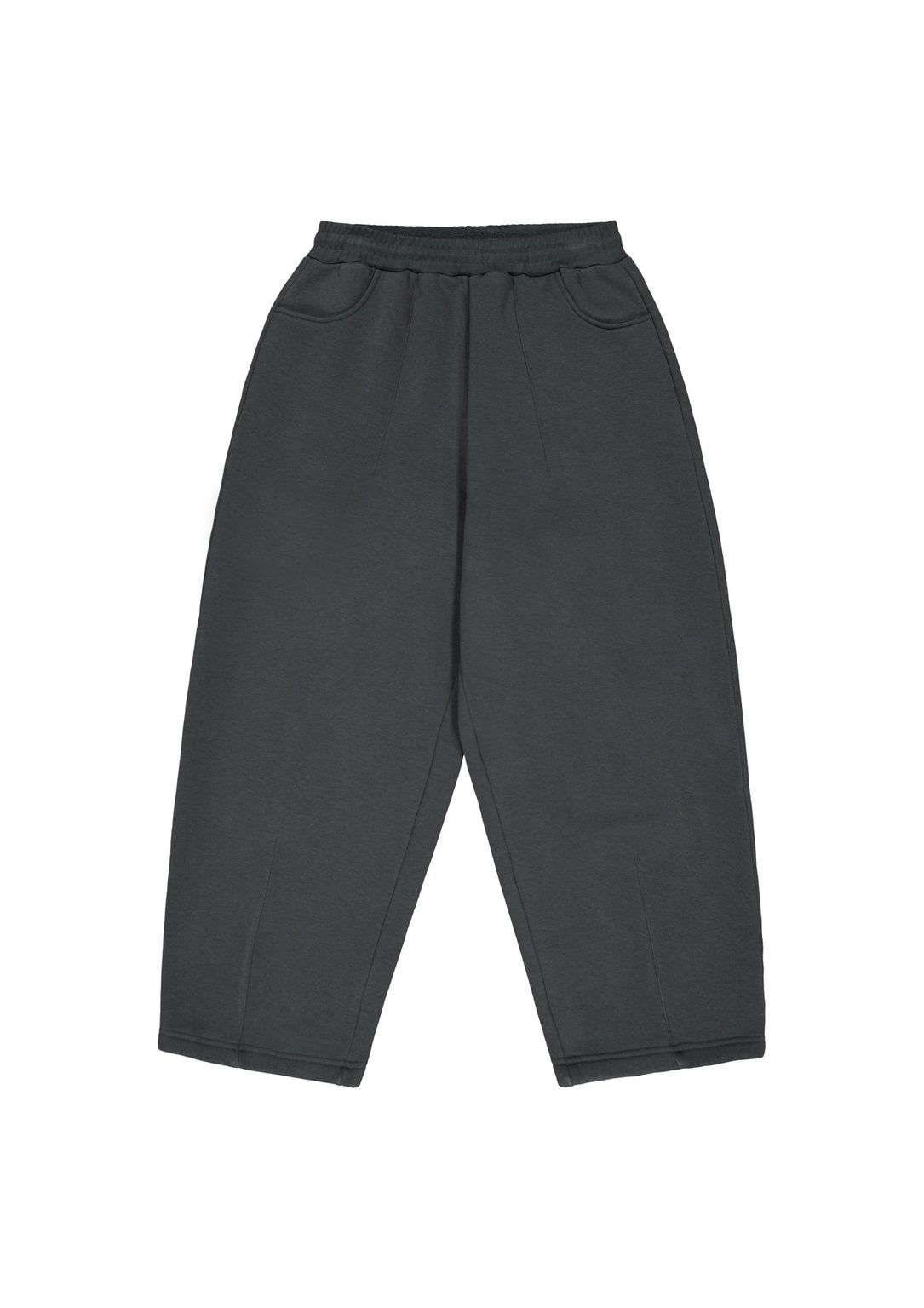 COZY STRAIGHT LEG SWEATS - GRANITE
