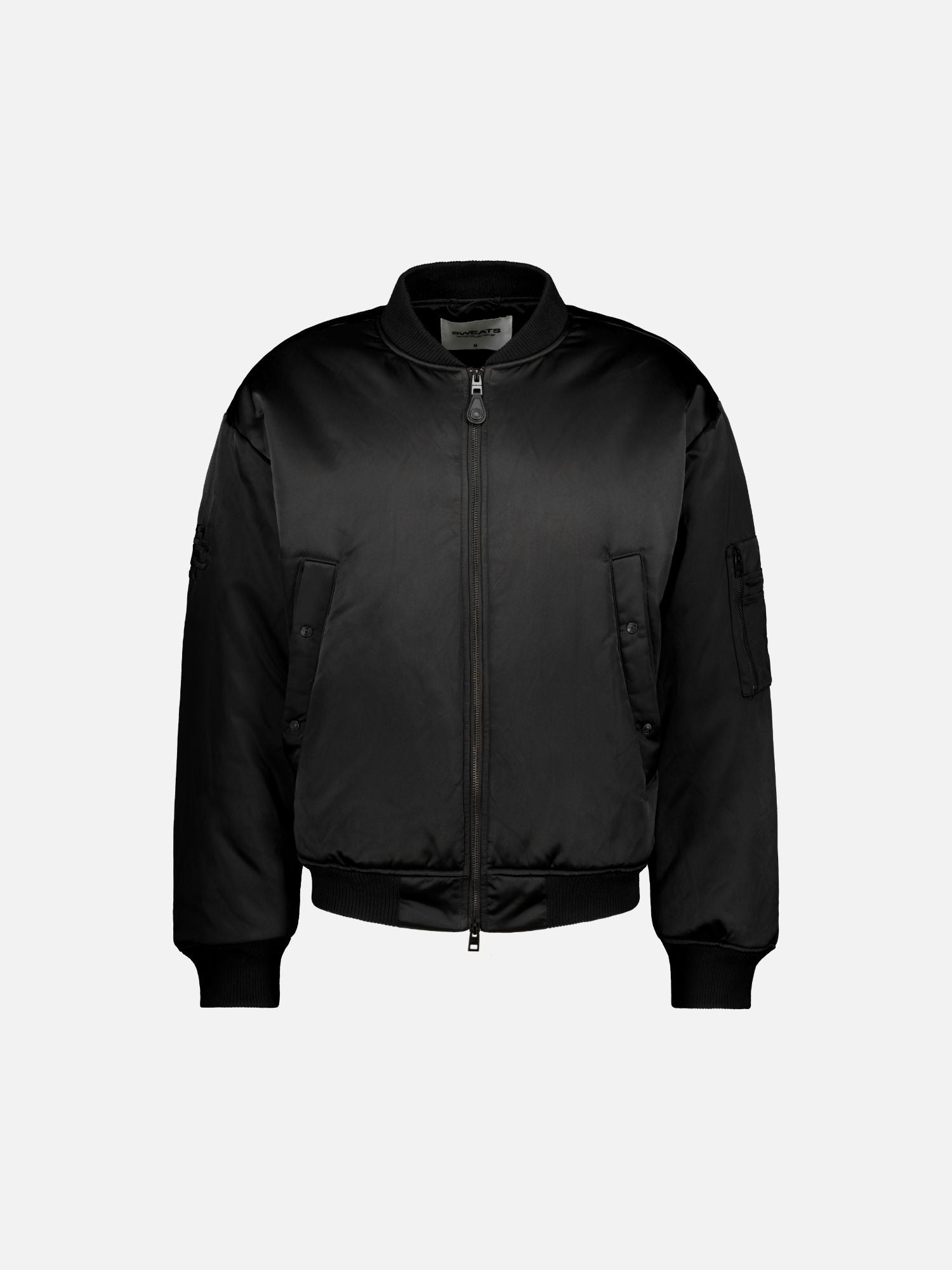 BOMBER JACKET - BLACK - SWEATS EU