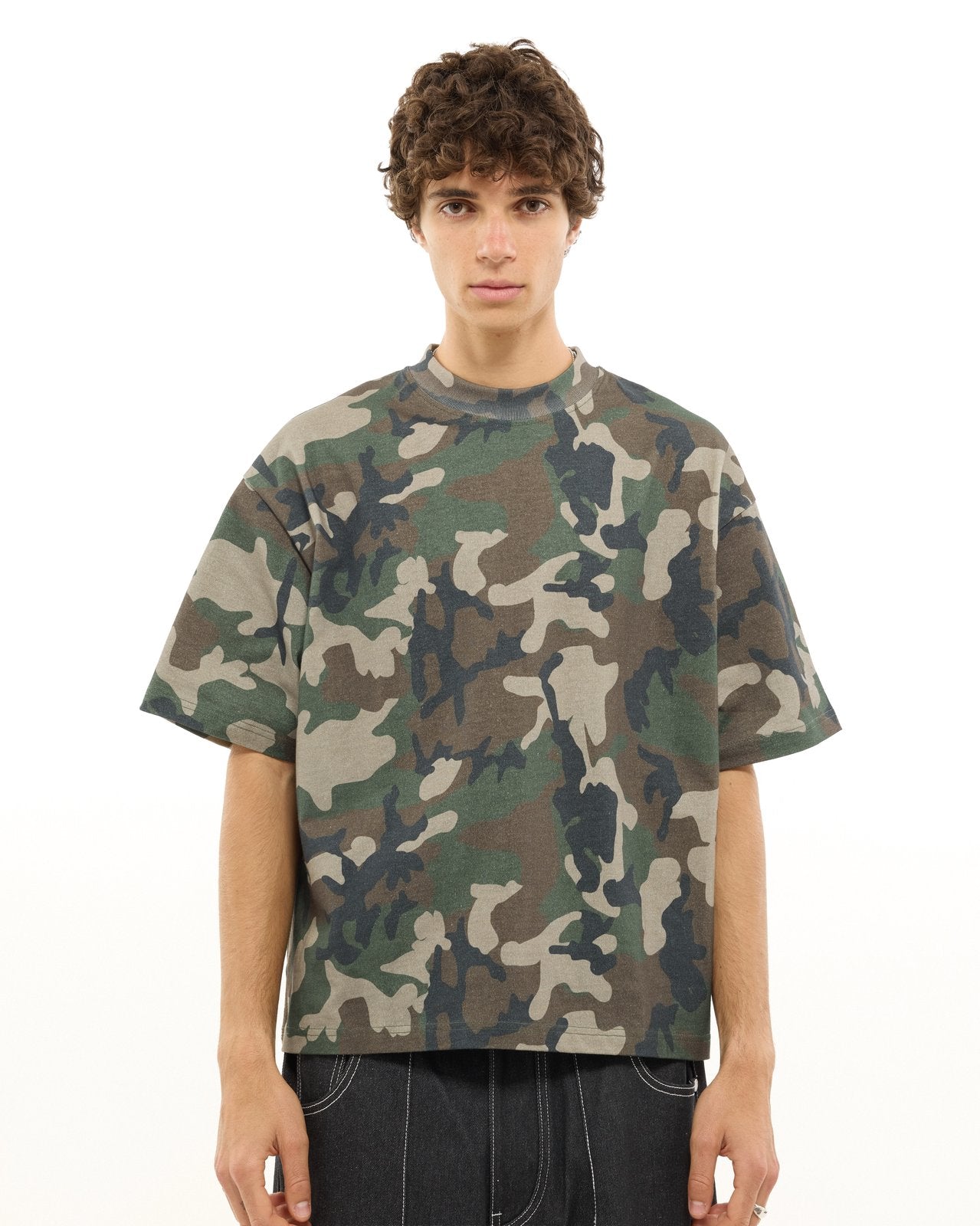 SIGNATURE BLANK T-SHIRT - CAMO - SWEATS EU