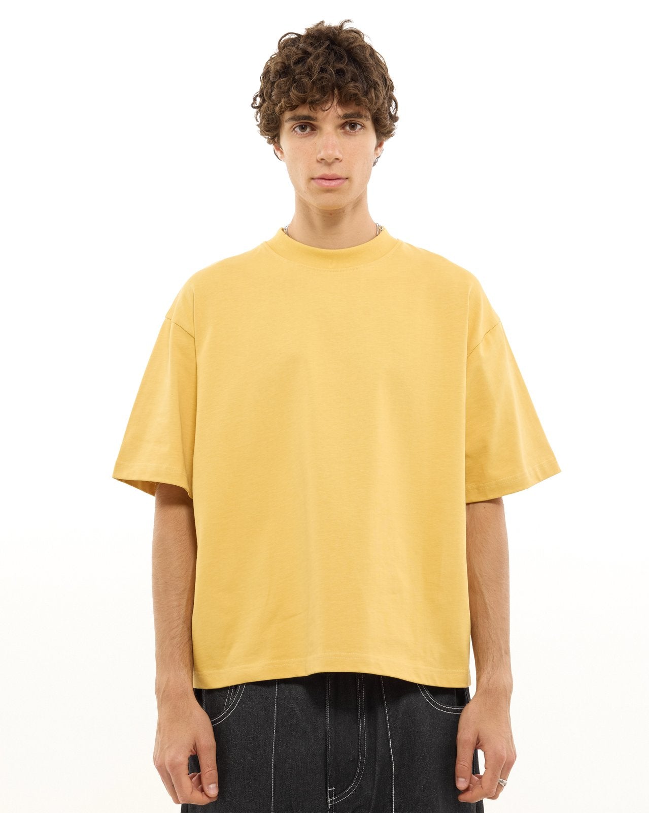 SIGNATURE BLANK T-SHIRT - YELLOW