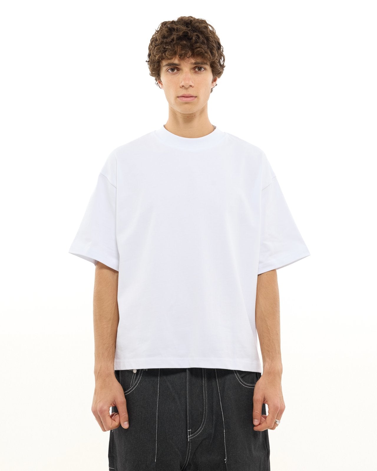 SIGNATURE BLANK T-SHIRT - PURE WHITE