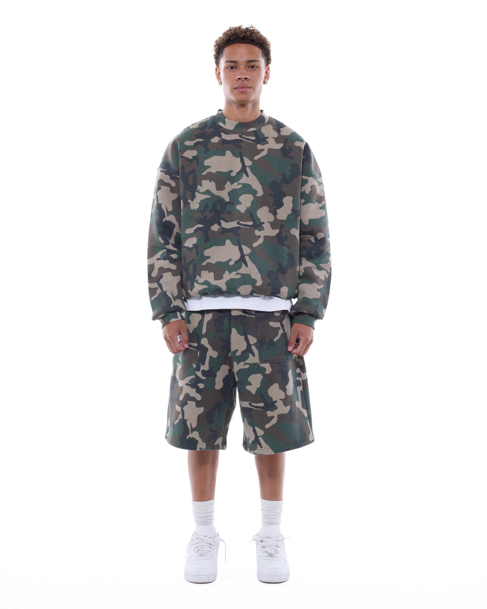 COZY SHORTS - CAMO - SWEATS EU