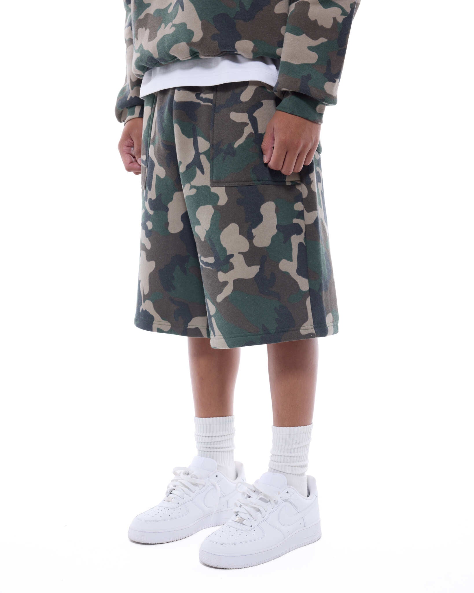 COZY SHORTS - CAMO - SWEATS EU