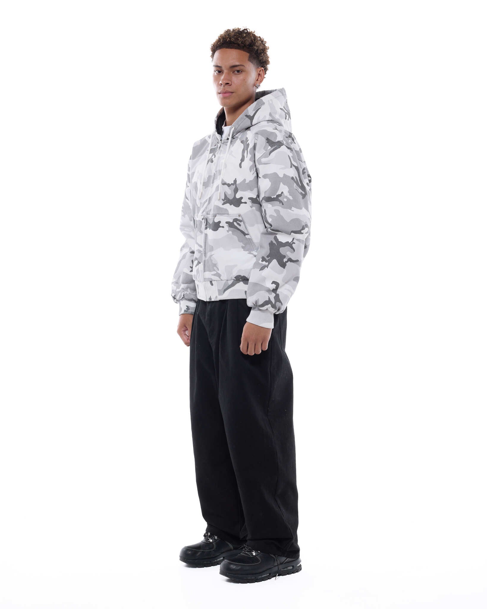 WORKWEAR HOODIE - SNOW CAMO - SWEATS EU