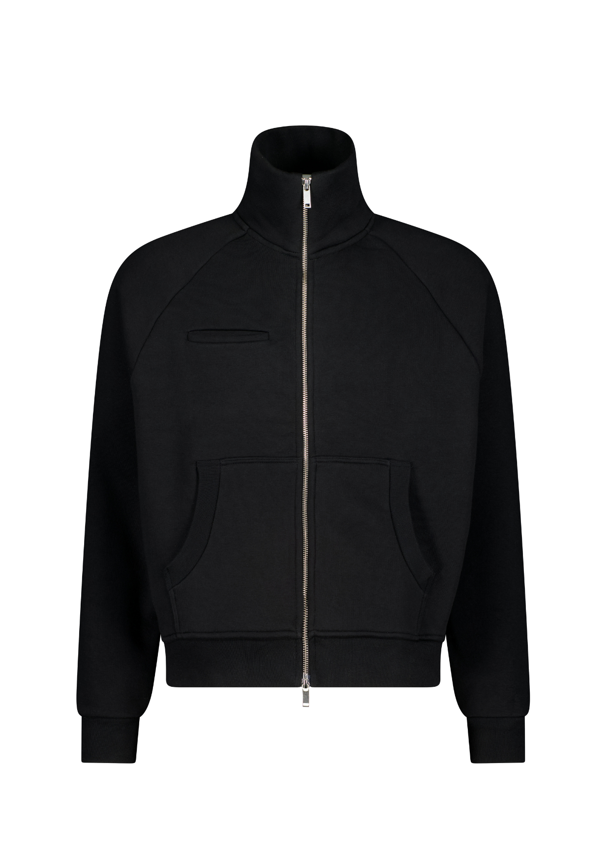 COZY TRACK JACKET - BLACK - SWEATS EU