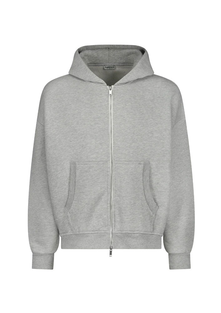 COZY ZIP UP - GREY