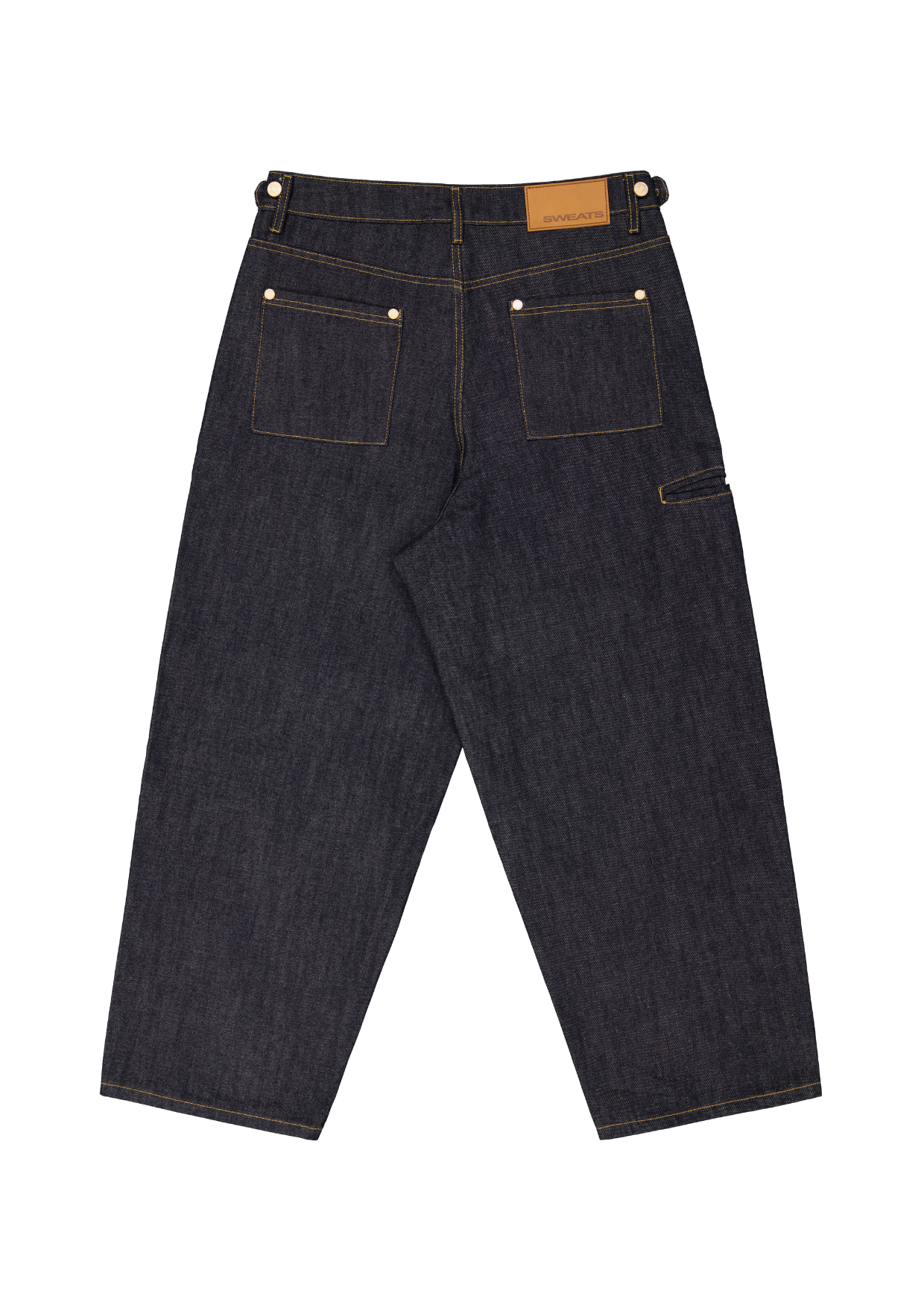 DENIM BAGGY JEANS - INDIGO