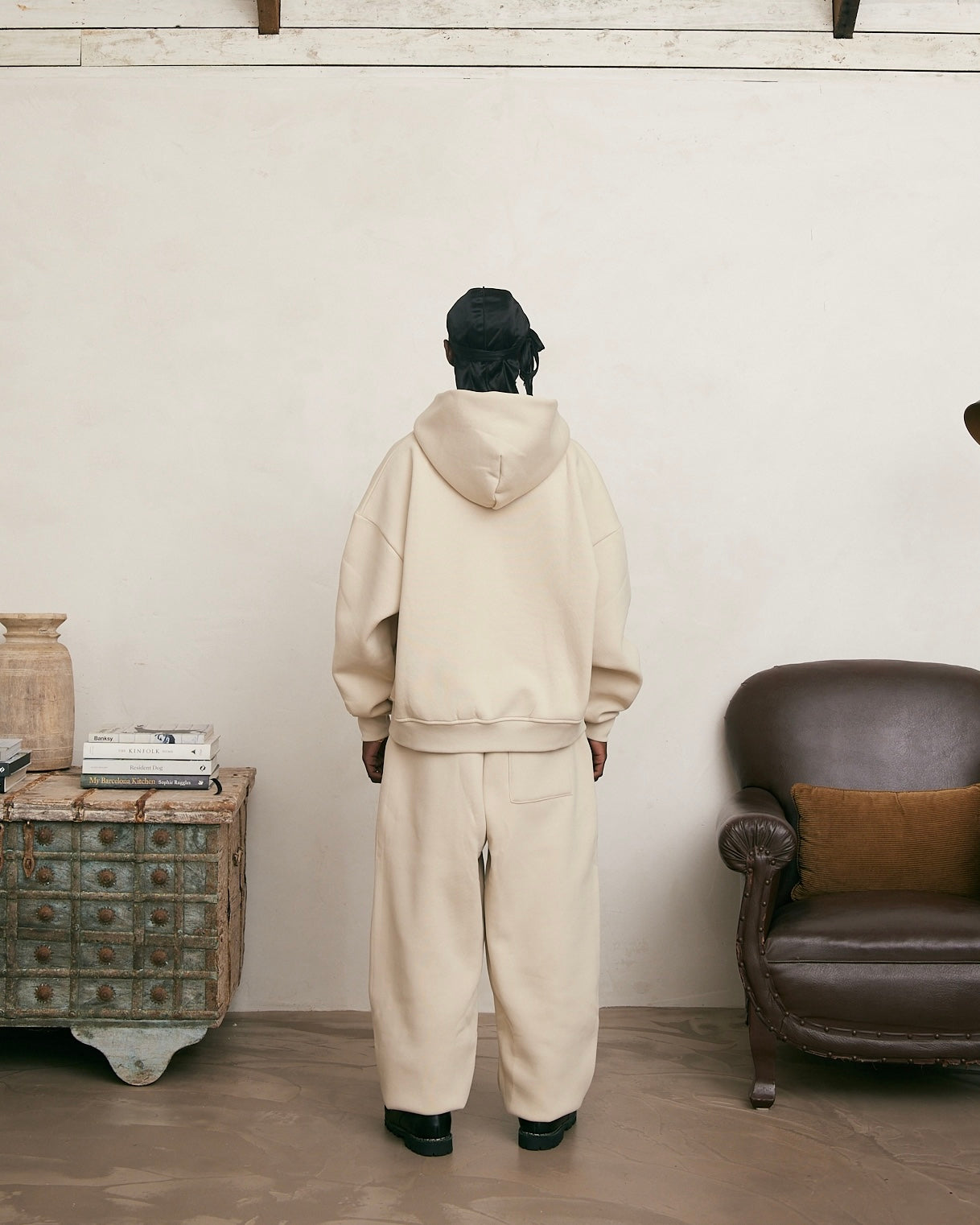 COZY ZIP UP - OAT - SWEATS EU