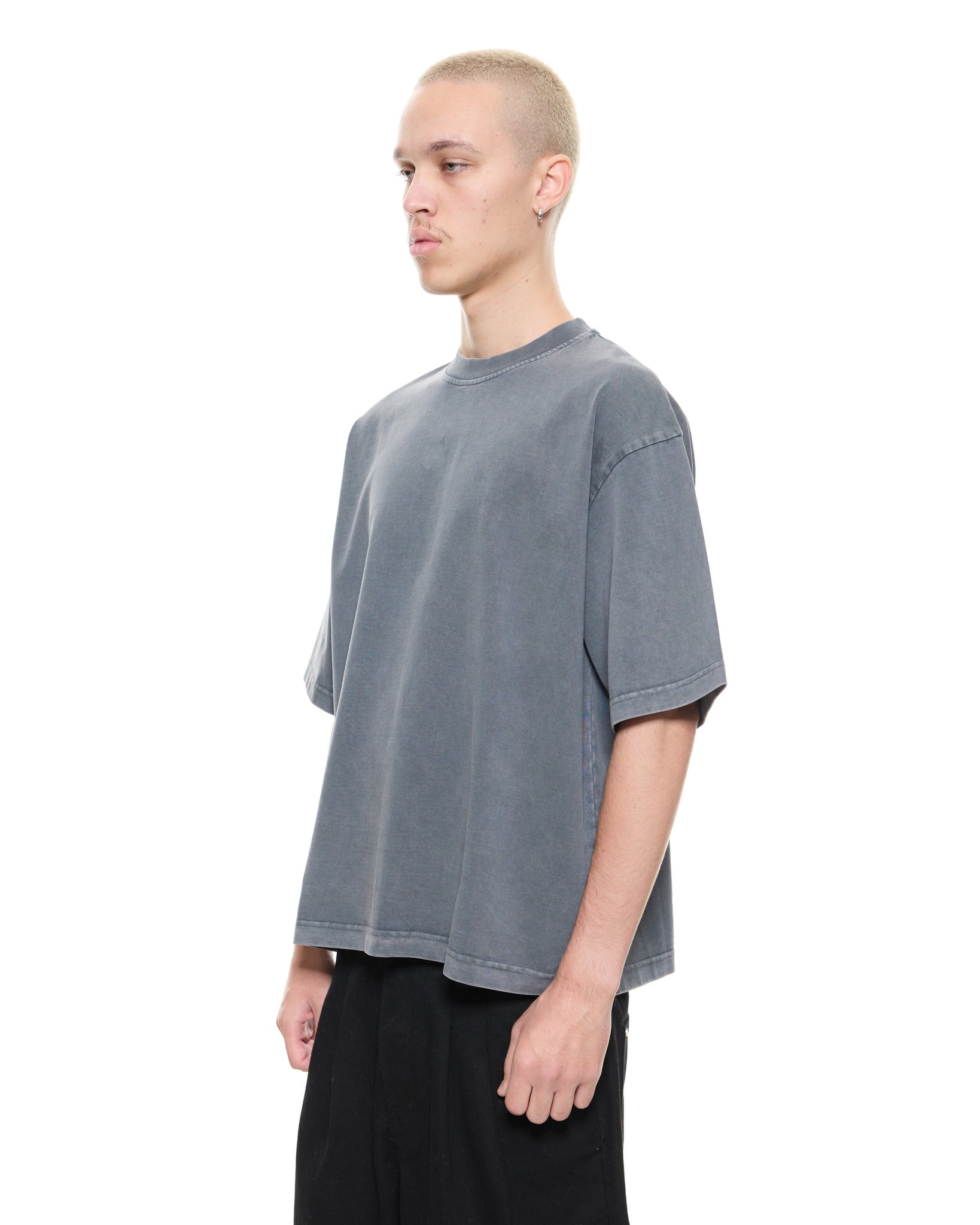 SIGNATURE BLANK T-SHIRT - WASHED GREY - SWEATS EU