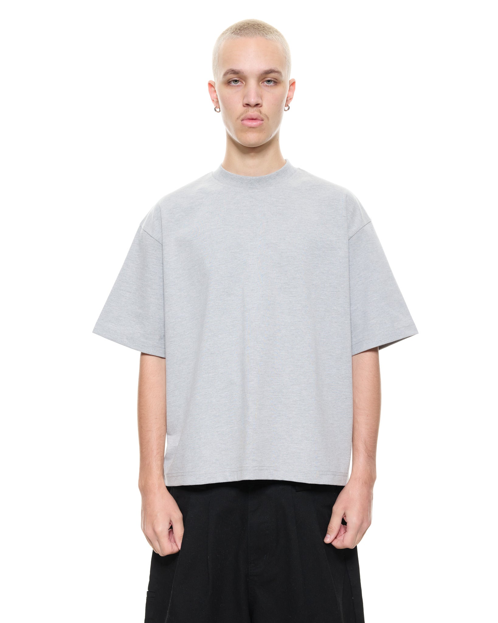 SIGNATURE BLANK T-SHIRT - MARLE GREY