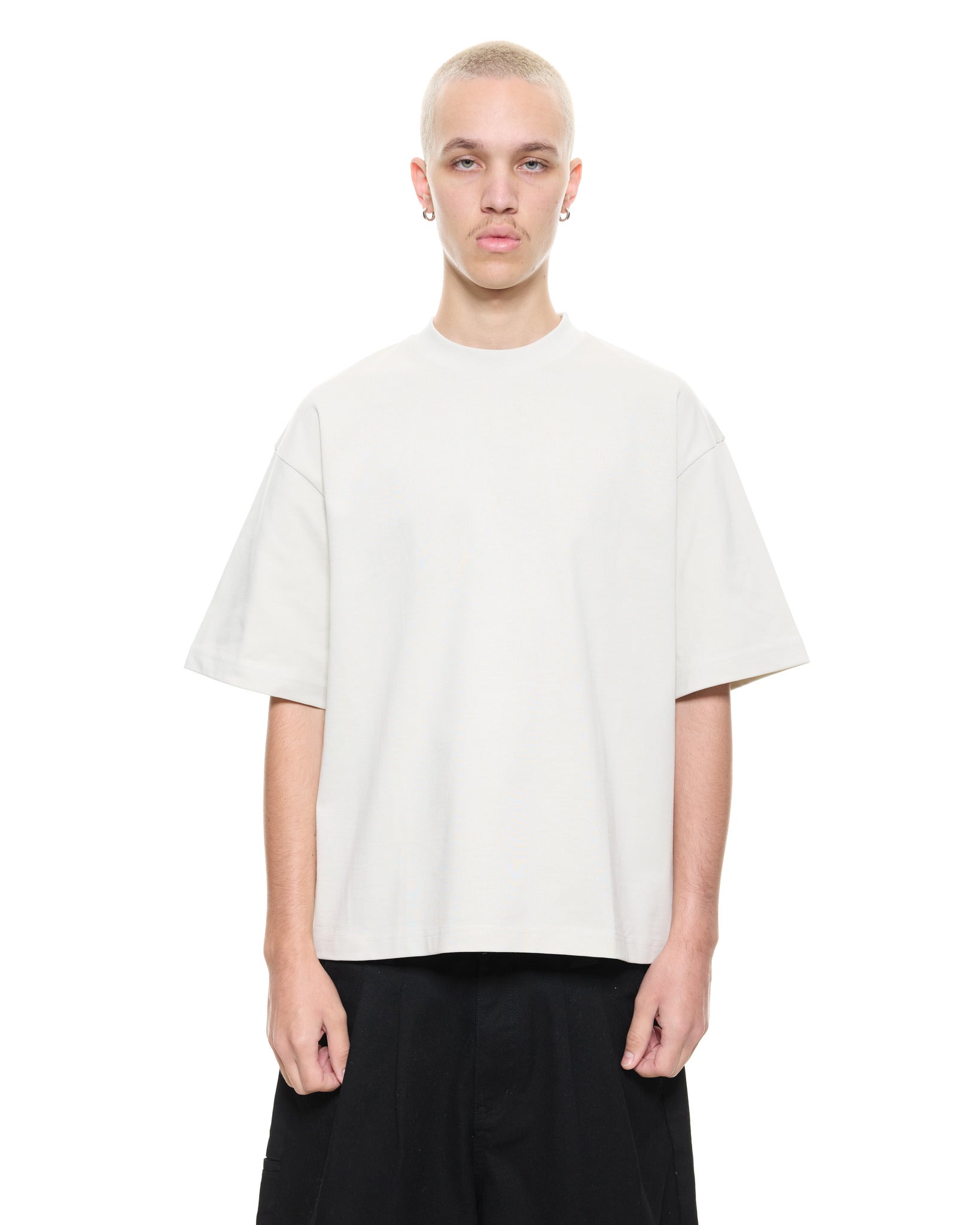 SIGNATURE BLANK T-SHIRT - CHALK - SWEATS EU