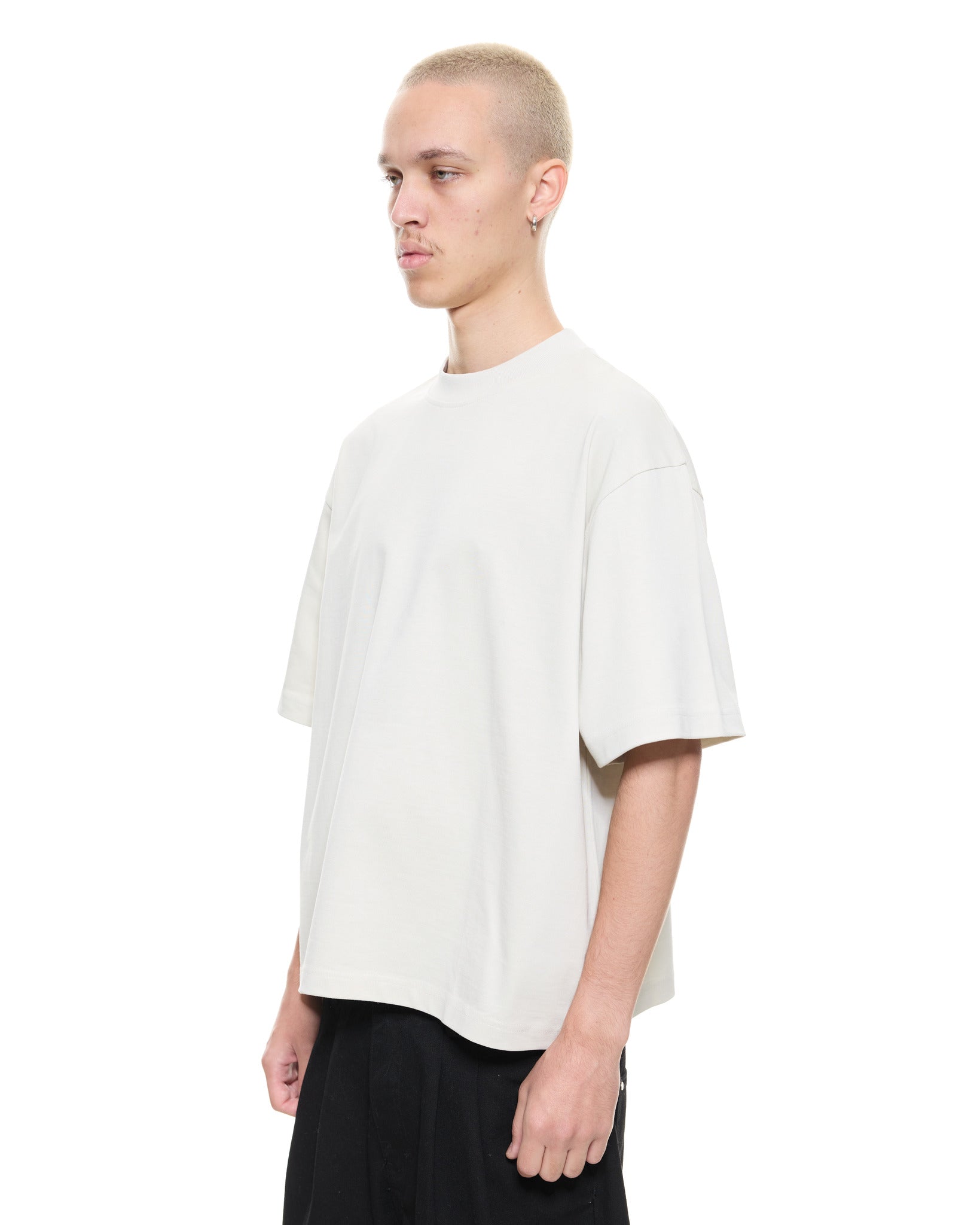 SIGNATURE BLANK T-SHIRT - CHALK - SWEATS EU