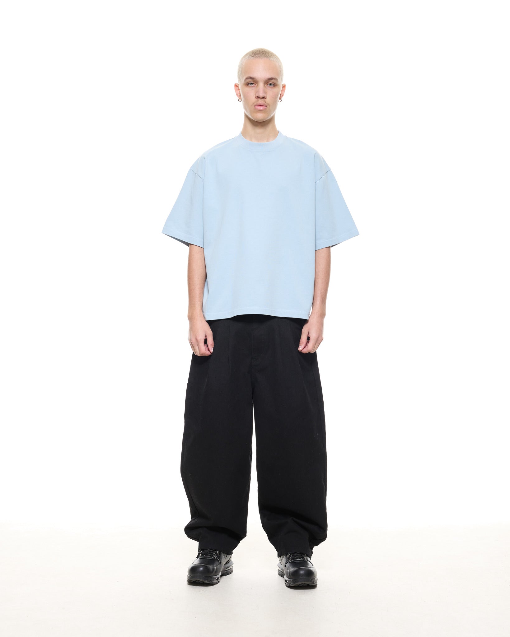 SIGNATURE BLANK T-SHIRT - GLACIER - SWEATS EU
