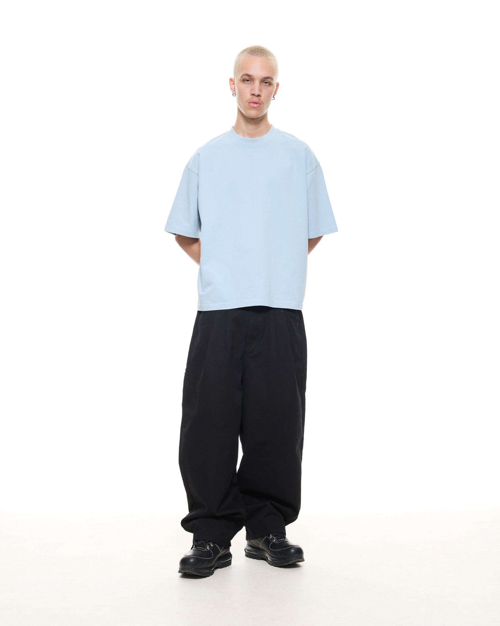 SIGNATURE BLANK T-SHIRT - GLACIER - SWEATS EU
