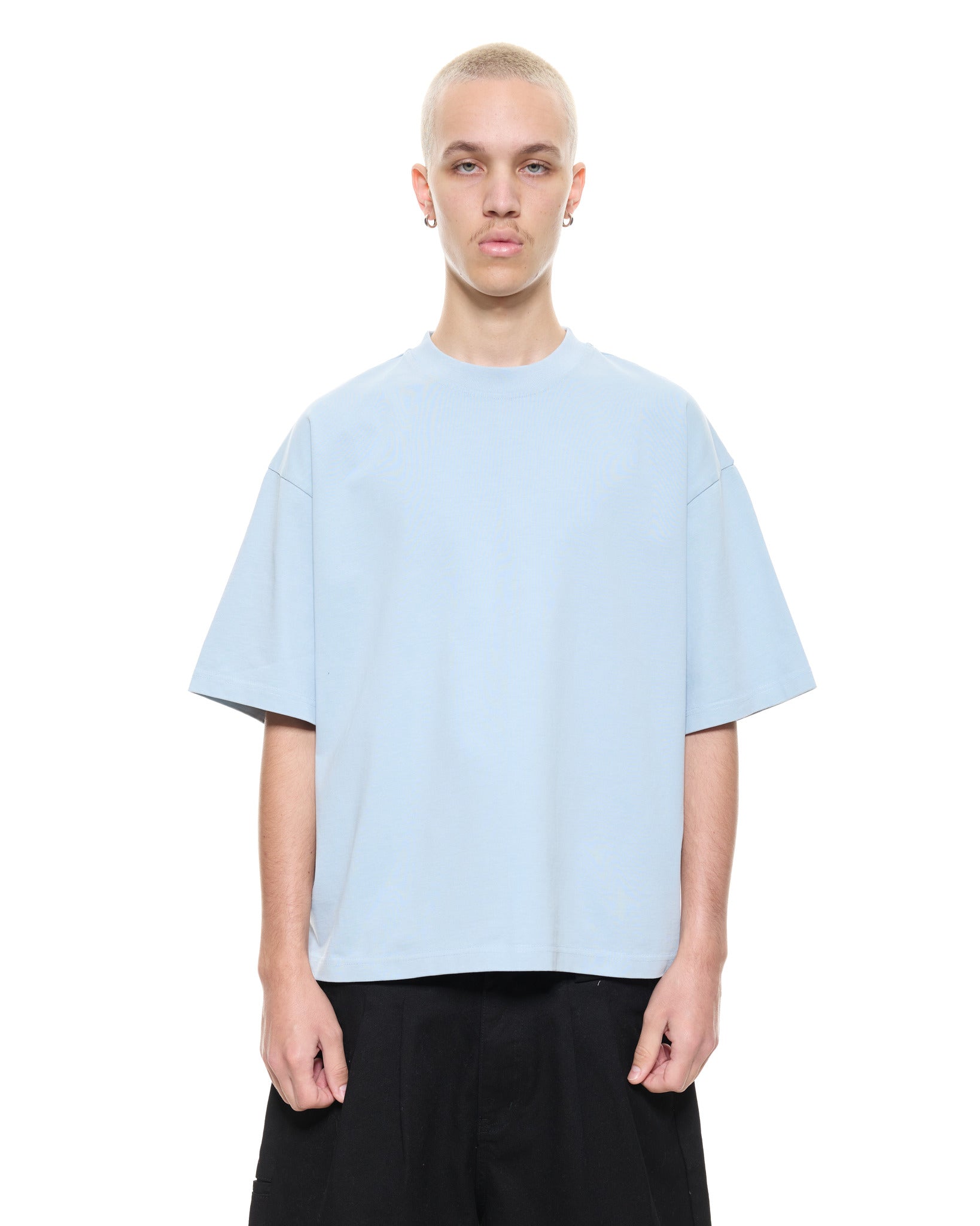 SIGNATURE BLANK T-SHIRT - GLACIER - SWEATS EU