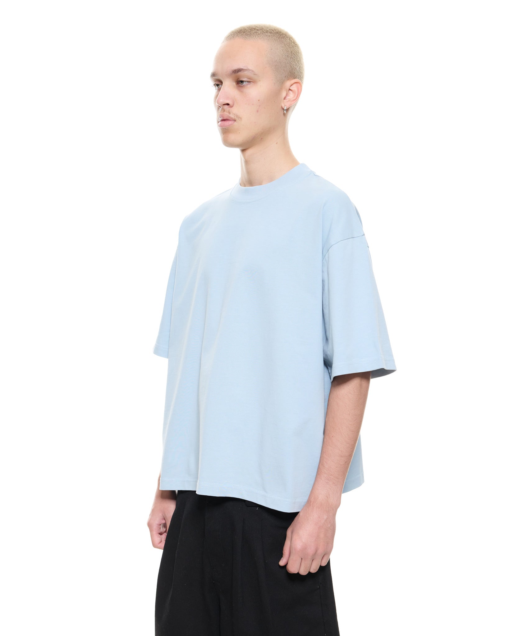 SIGNATURE BLANK T-SHIRT - GLACIER - SWEATS EU
