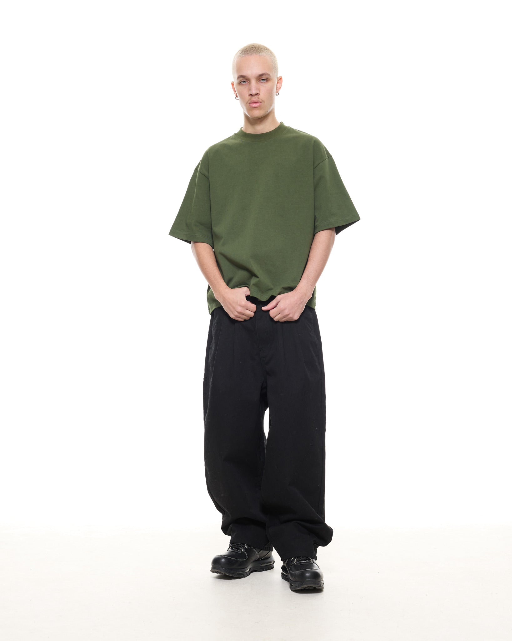 SIGNATURE BLANK T-SHIRT - MILITANT - SWEATS EU