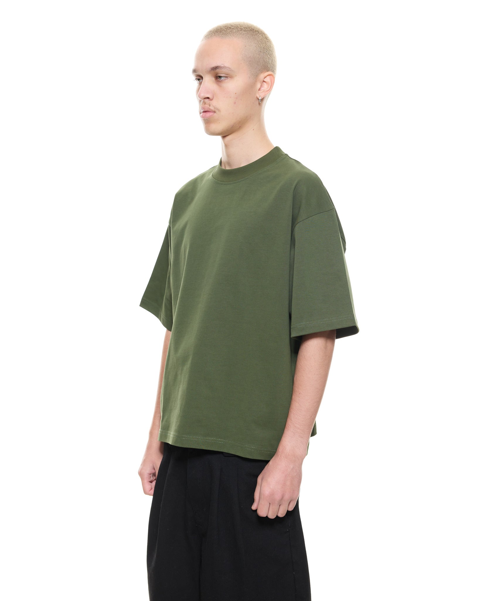 SIGNATURE BLANK T-SHIRT - MILITANT - SWEATS EU