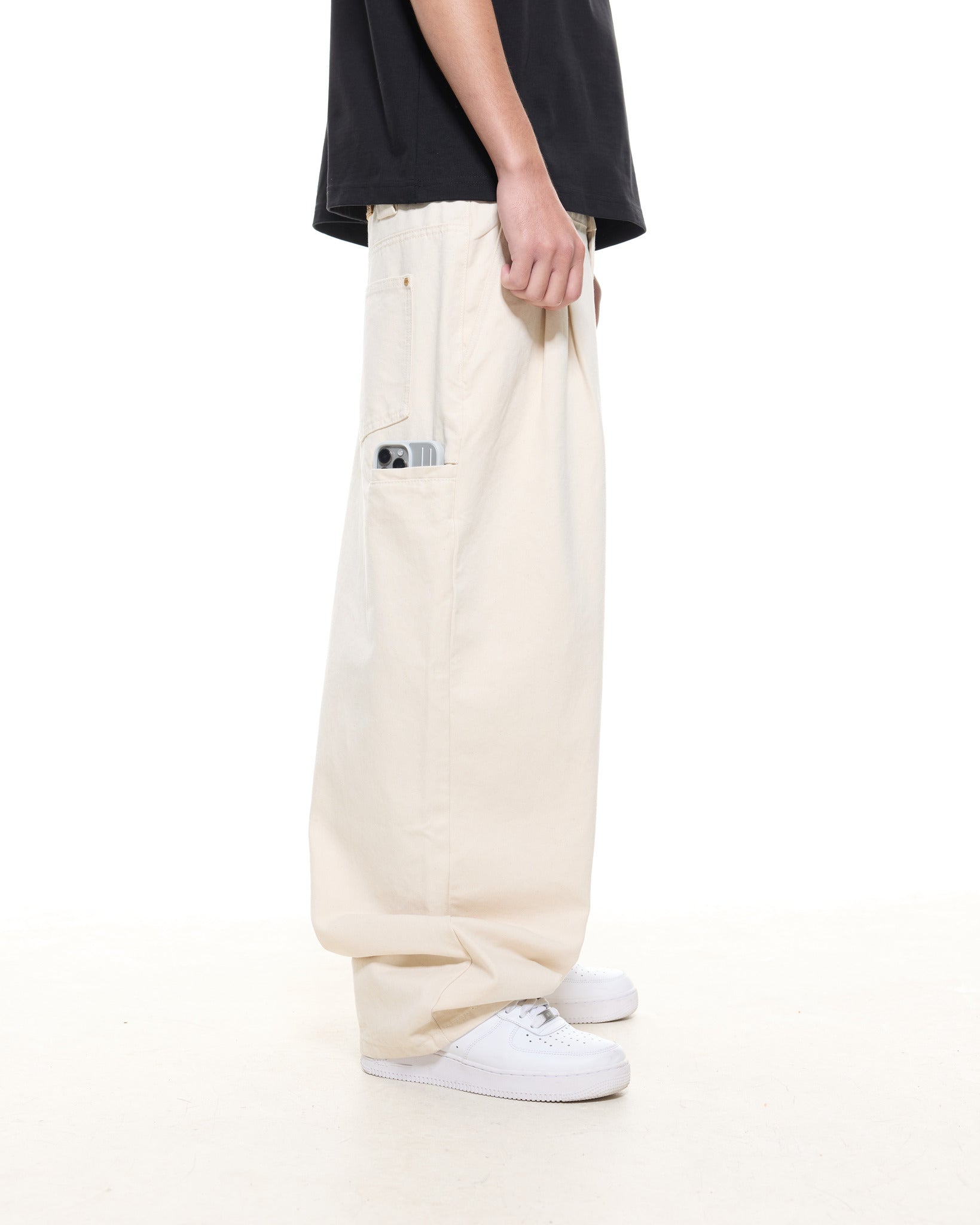 WORKWEAR PANT - ECRU - SWEATS EU