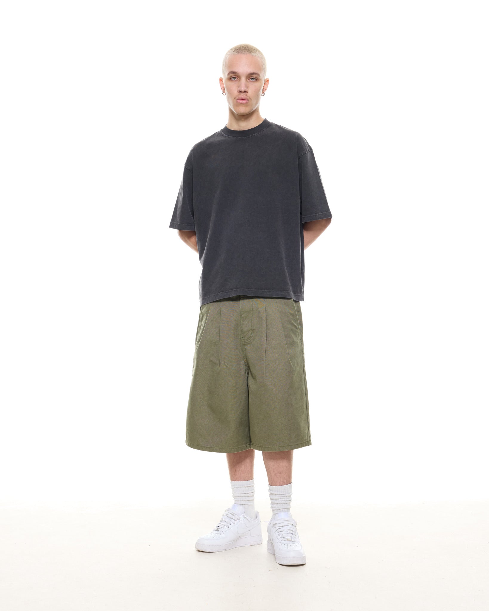 WORKWEAR SHORTS - OLIVE - SWEATS EU