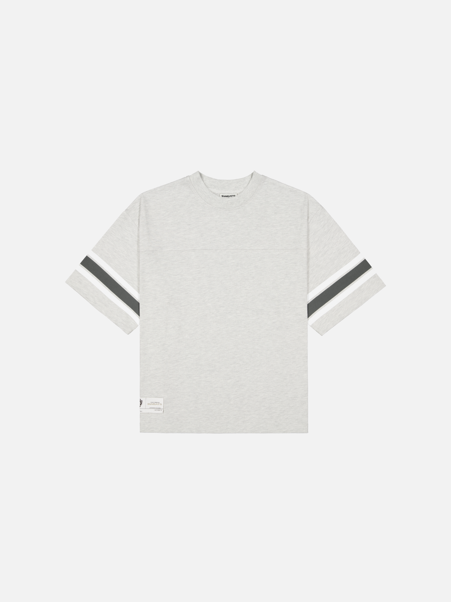 Light blue short-sleeve jersey t-shirt from SWEATS EU's ARCTYC collection, front view showing fit and fabric details.