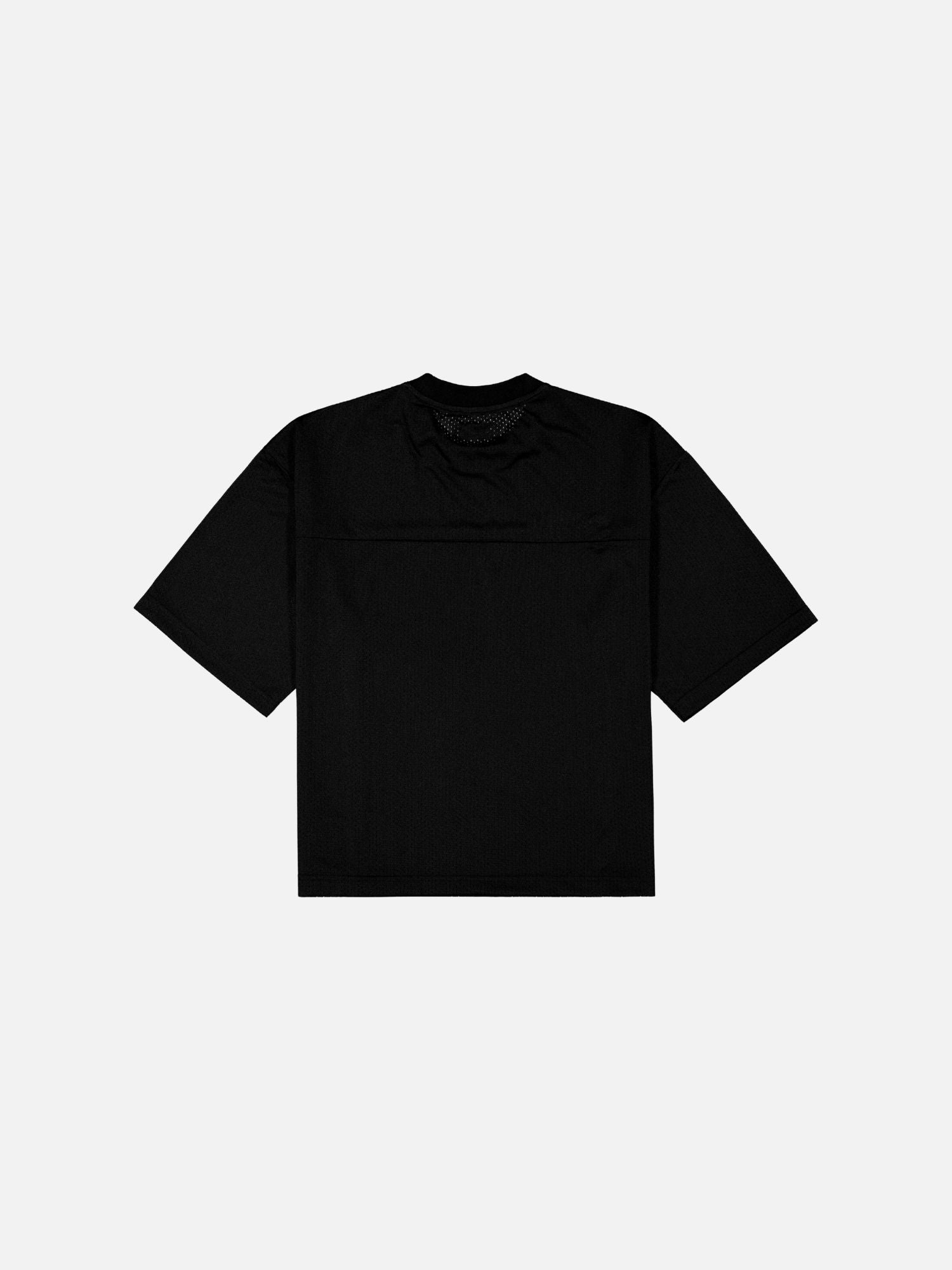 MESH SS T-SHIRT - BLACK - SWEATS EU