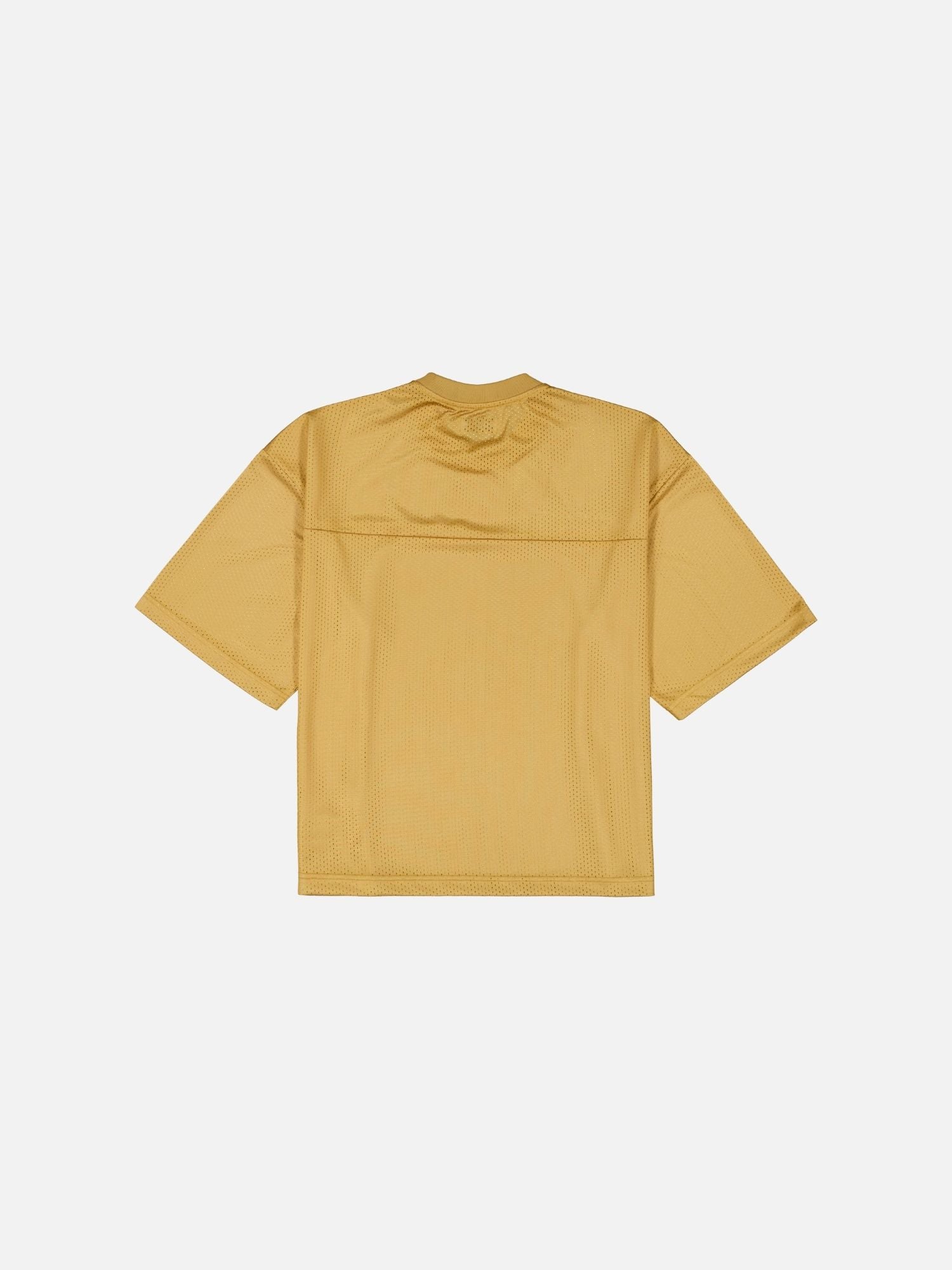 MESH SS T-SHIRT - MUSTARD - SWEATS EU