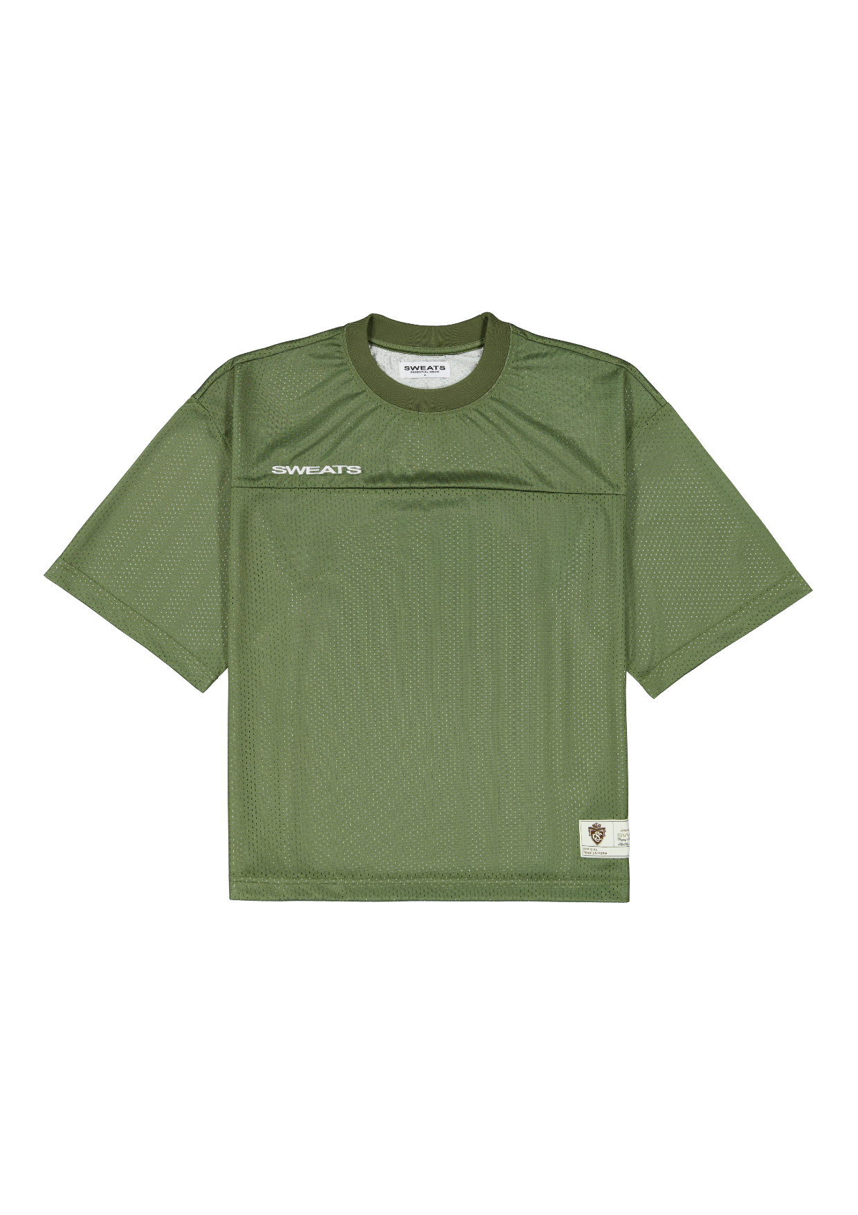 MESH SS T-SHIRT - SAGE