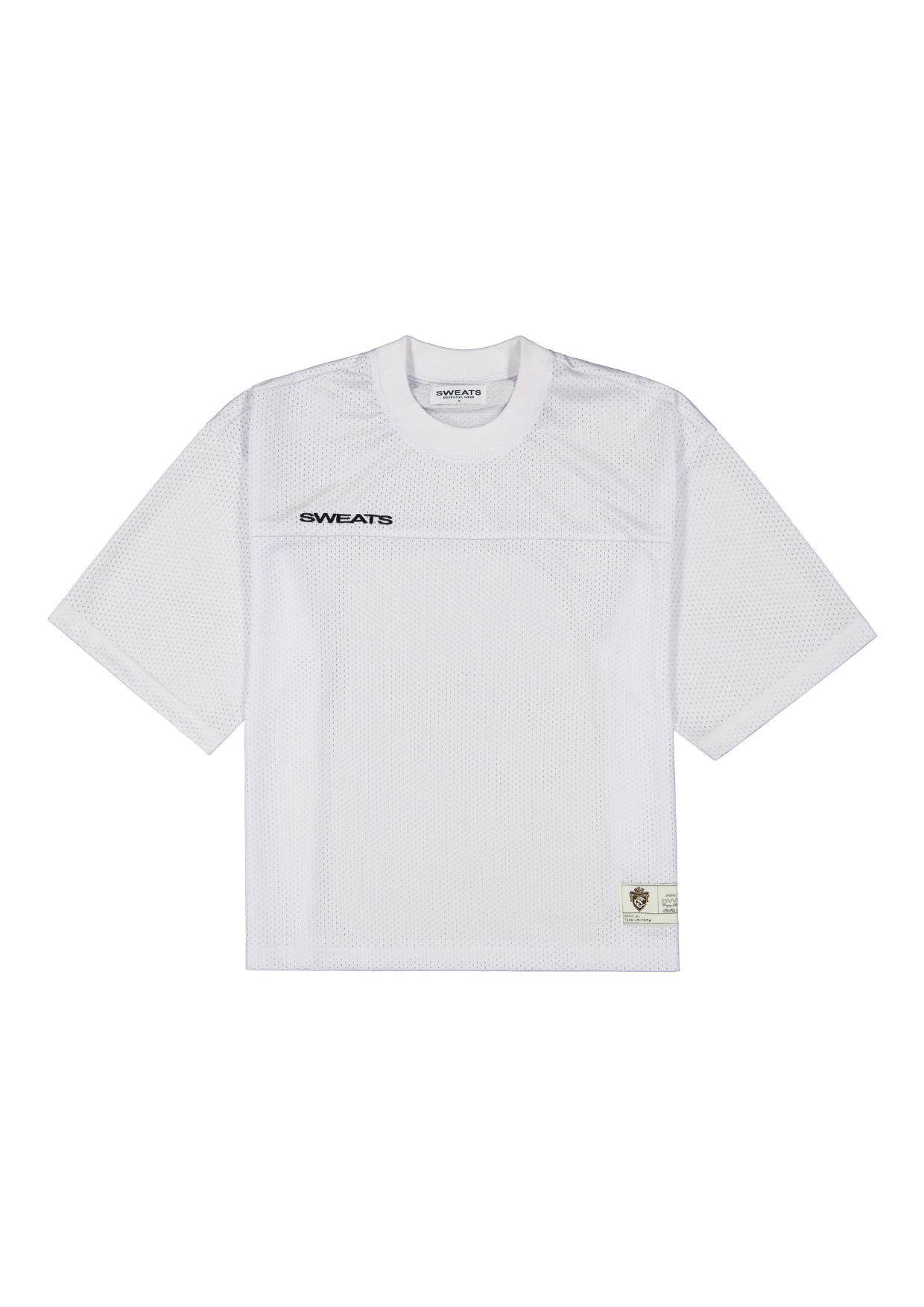 MESH SS T-SHIRT - WHITE