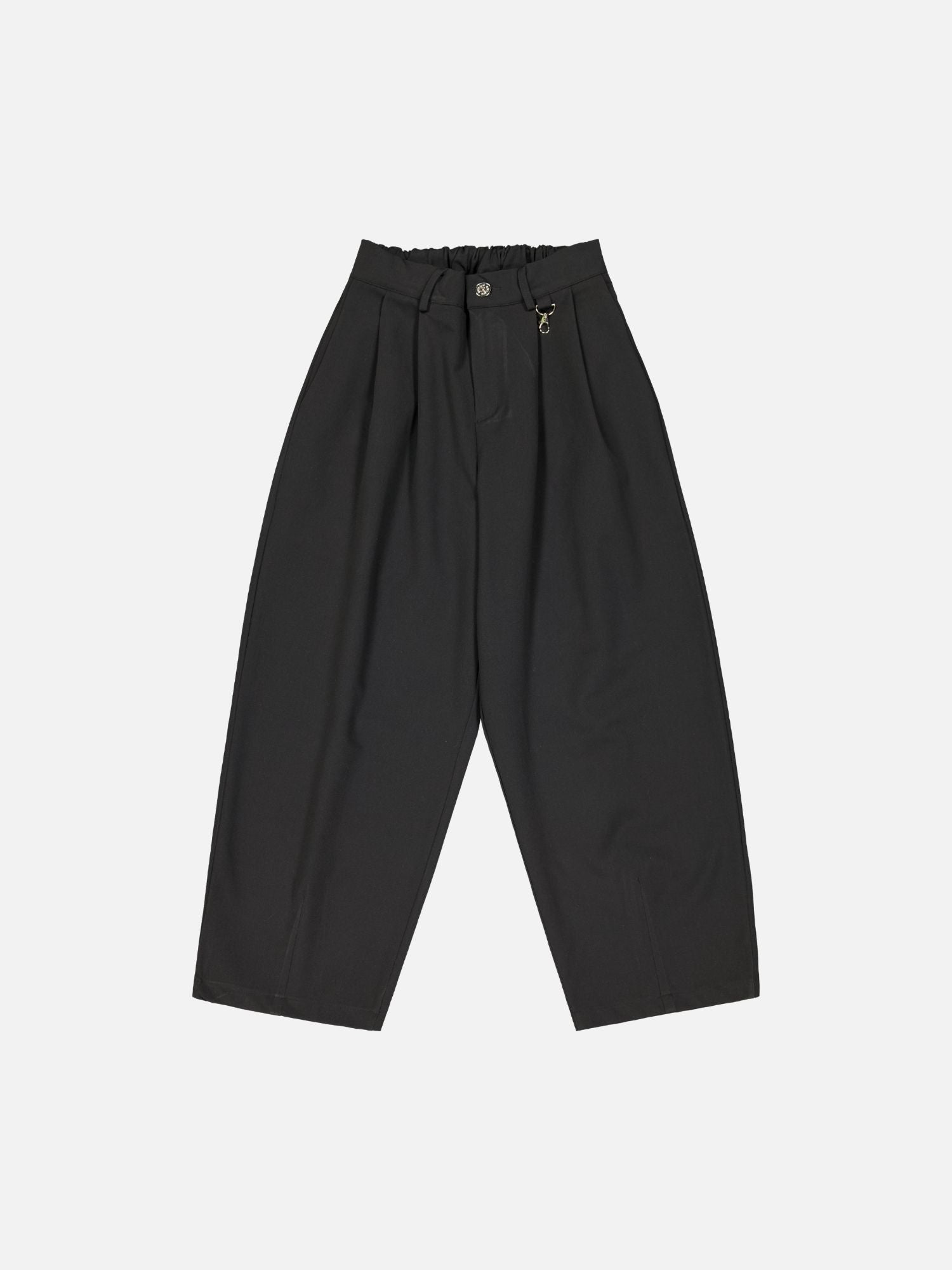 PLEATED PANT - BLACK - SWEATS EU