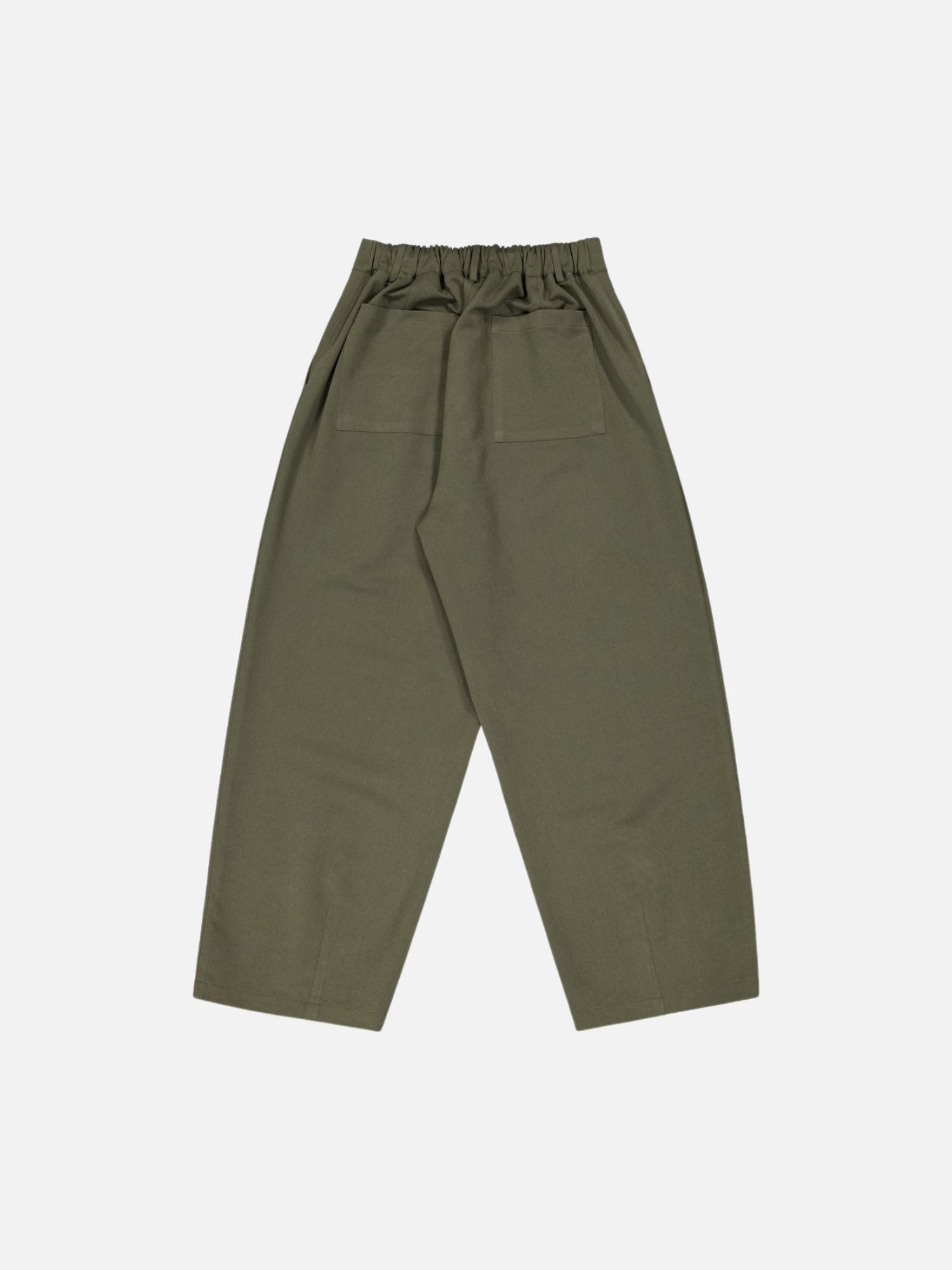 PLEATED PANT - OLIVE - SWEATS EU