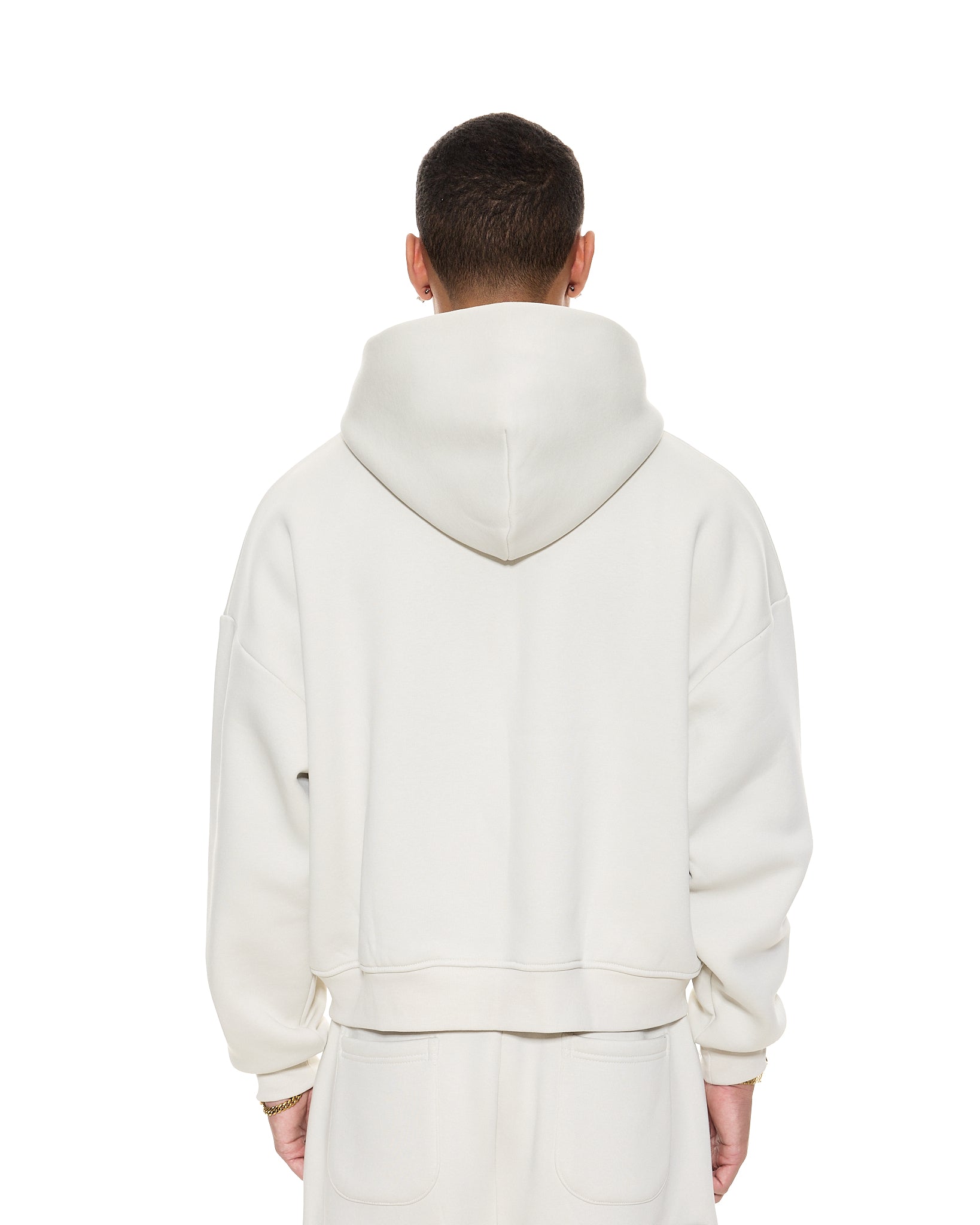 COZY ZIP UP - CHALK - SWEATS EU