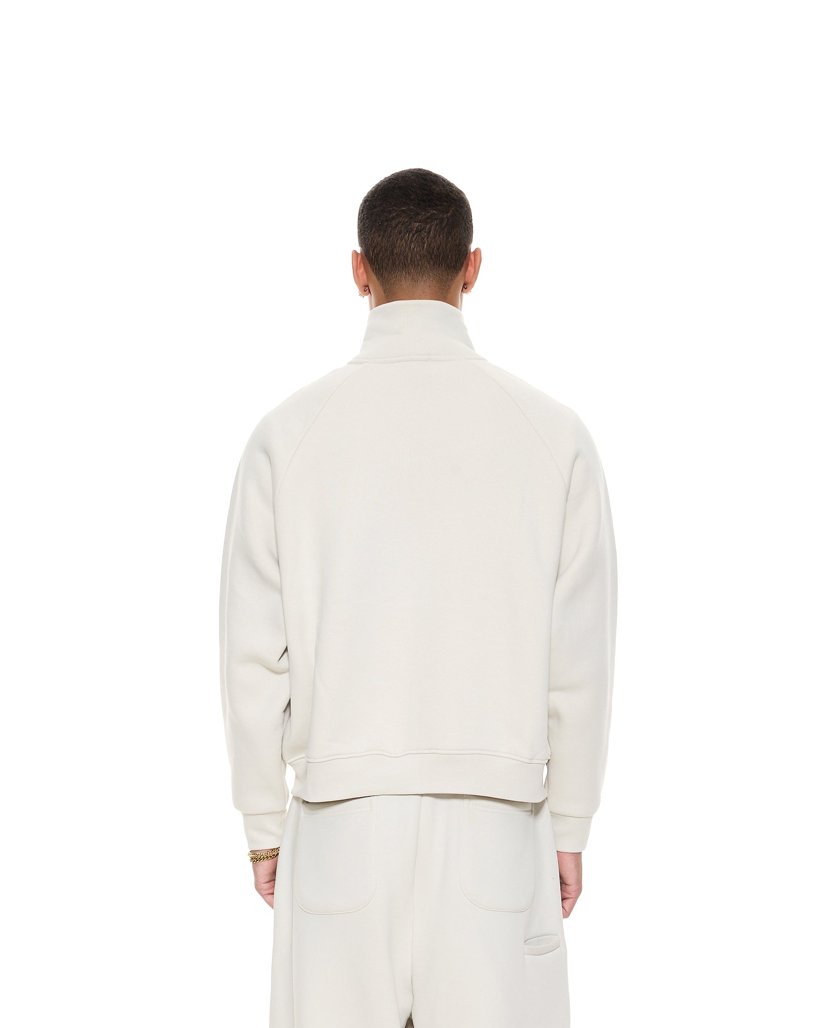 COZY TRACK JACKET - CHALK