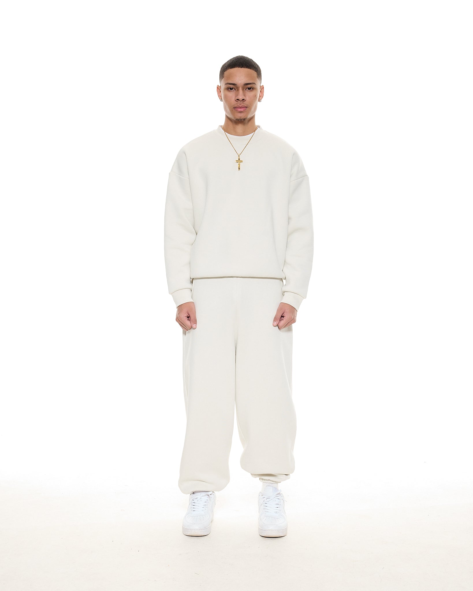 COZY SWEATPANT - CHALK - SWEATS EU