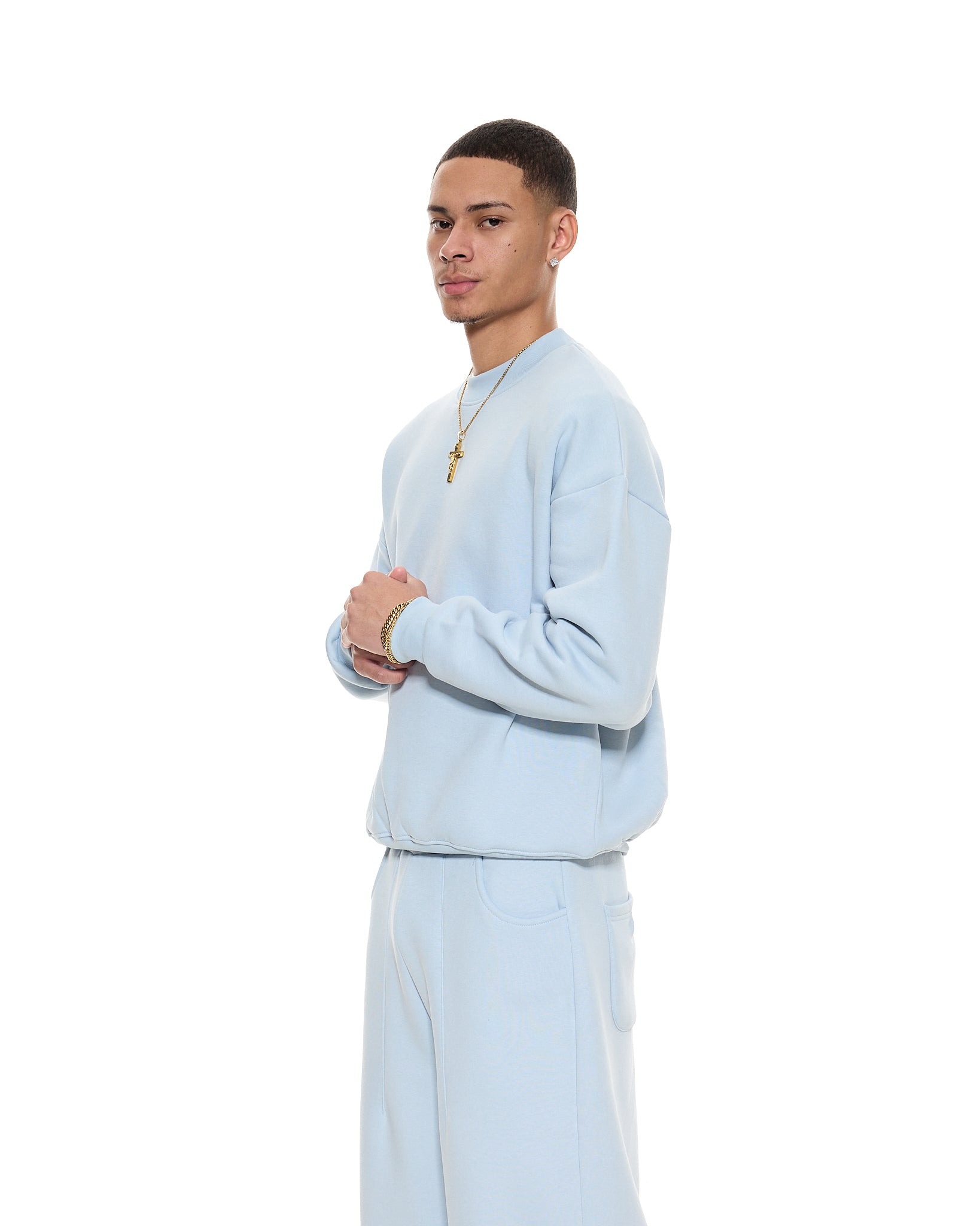 COZY SWEATER - GLACIER - SWEATS EU