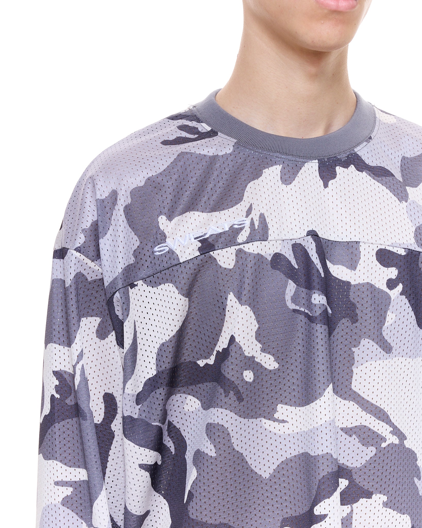 MESH LS T-SHIRT - SNOW CAMO - SWEATS EU