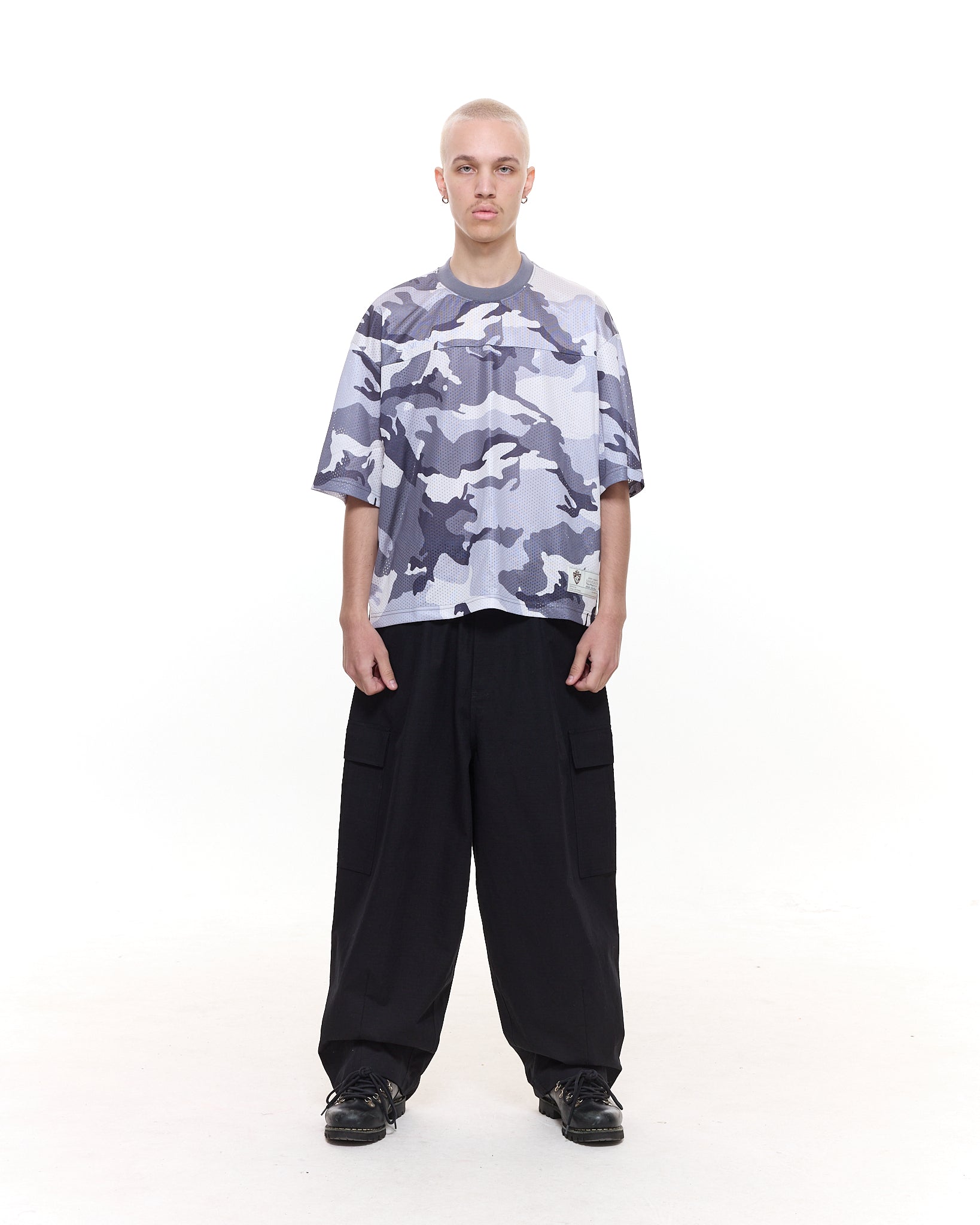 MESH SS T-SHIRT - SNOW CAMO - SWEATS EU