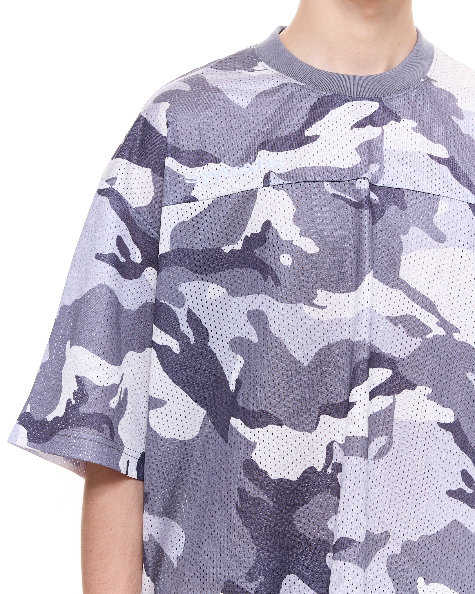 MESH SS T-SHIRT - SNOW CAMO - SWEATS EU