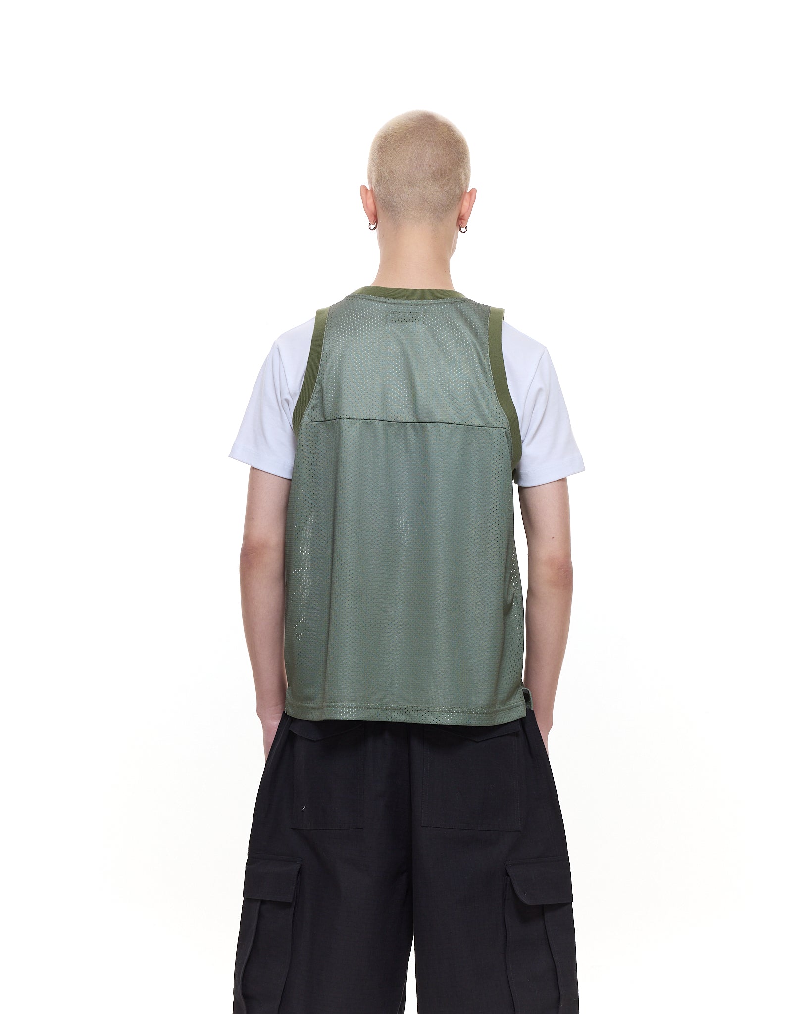 MESH SINGLET - SAGE - SWEATS EU