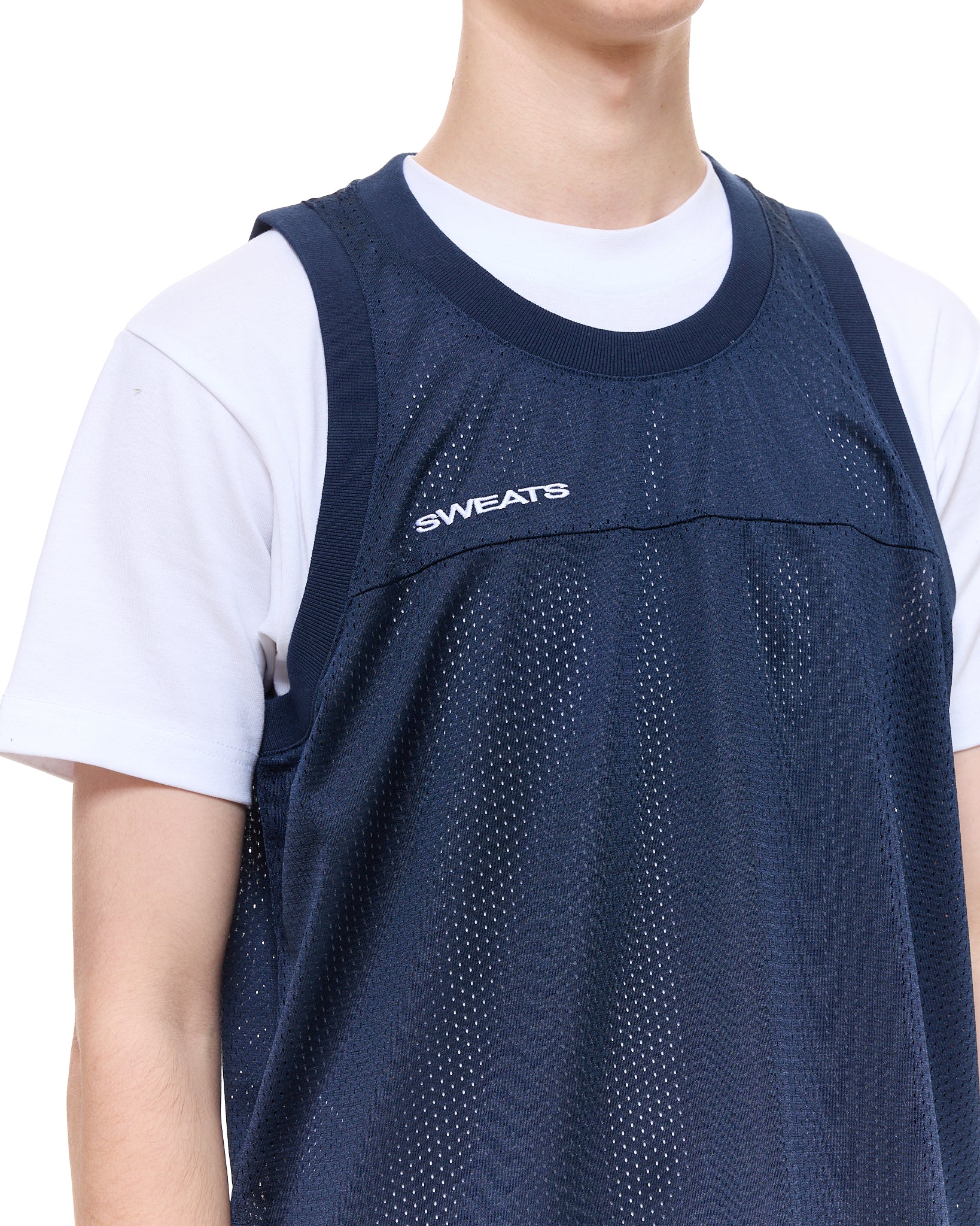 MESH SINGLET - NAVY - SWEATS EU