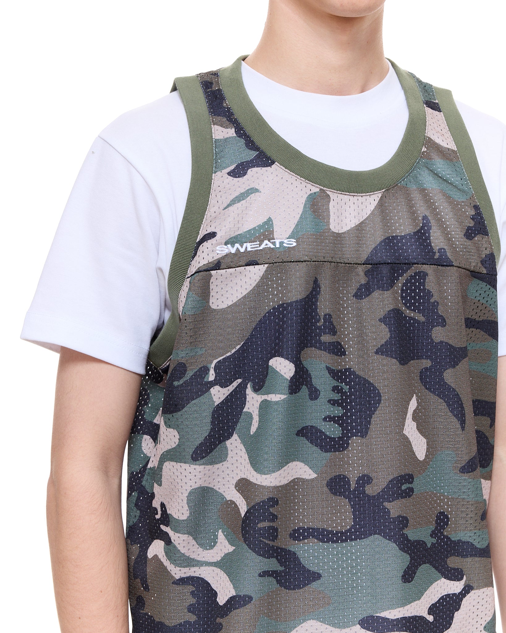 MESH SINGLET - CAMO - SWEATS EU