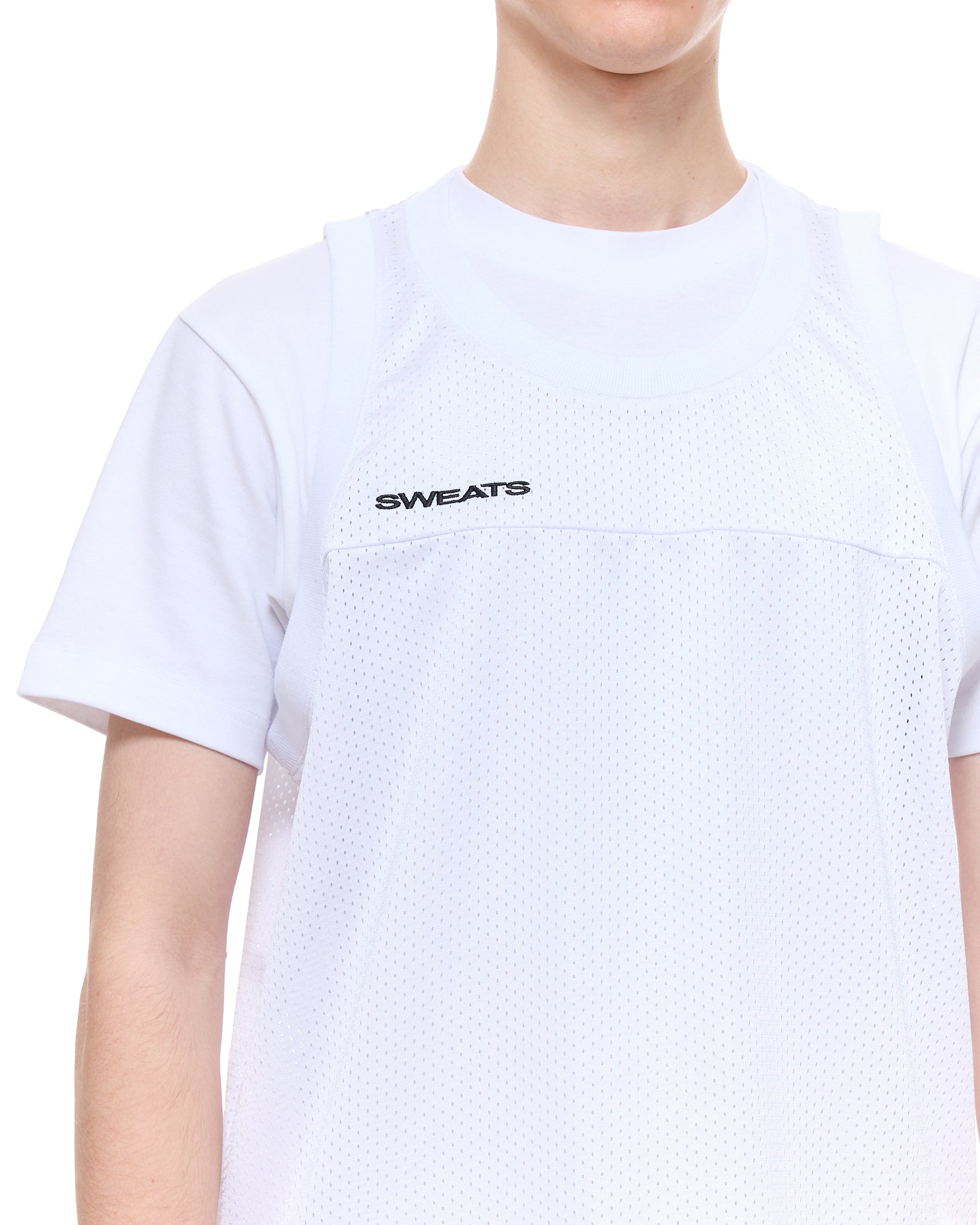 MESH SINGLET - WHITE - SWEATS EU