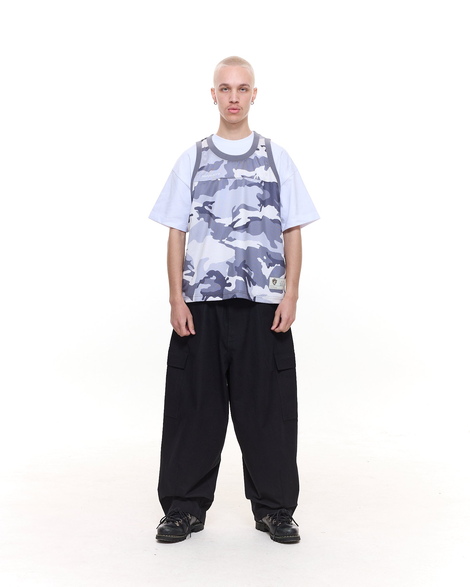 MESH SINGLET - SNOW CAMO - SWEATS EU