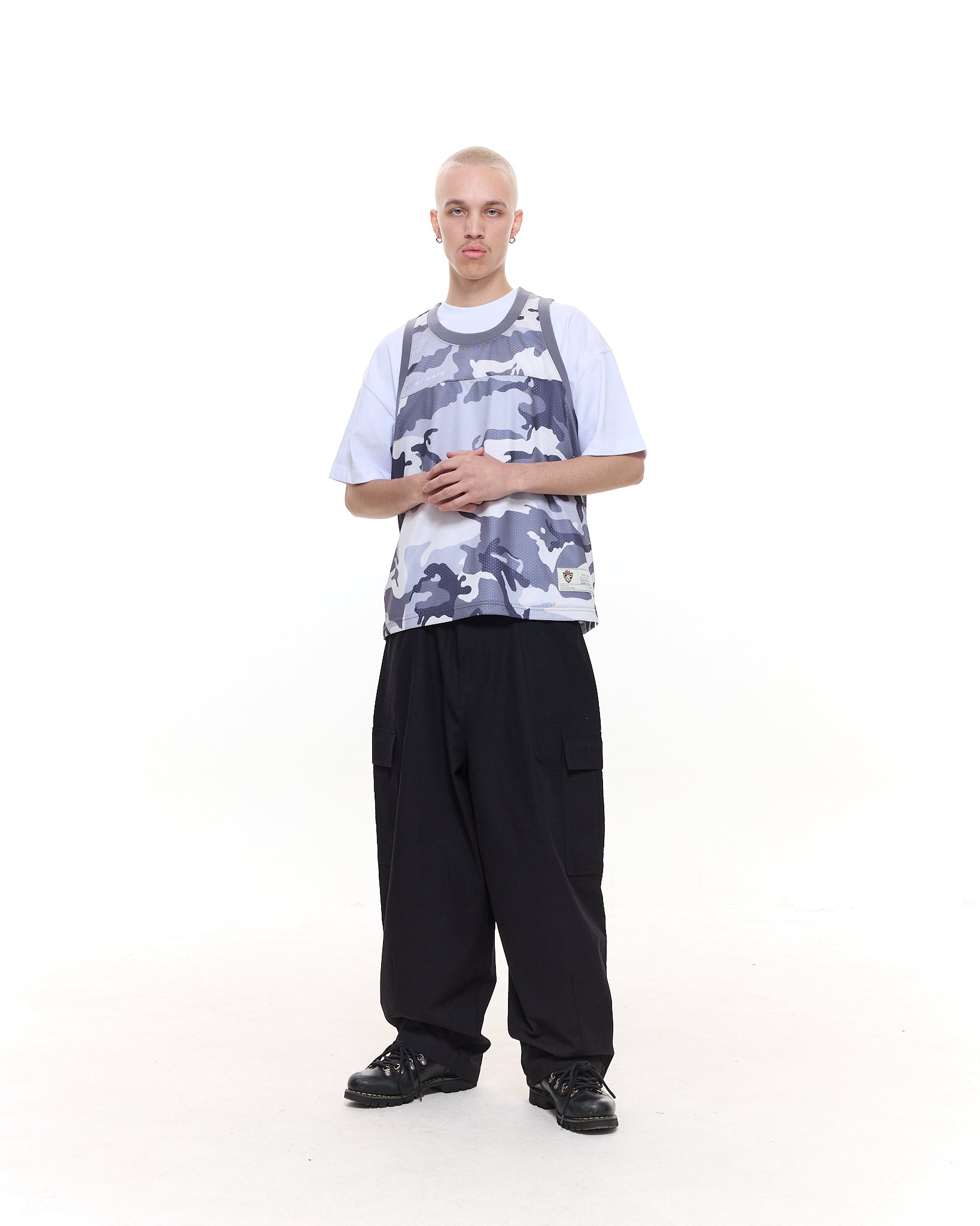 MESH SINGLET - SNOW CAMO - SWEATS EU